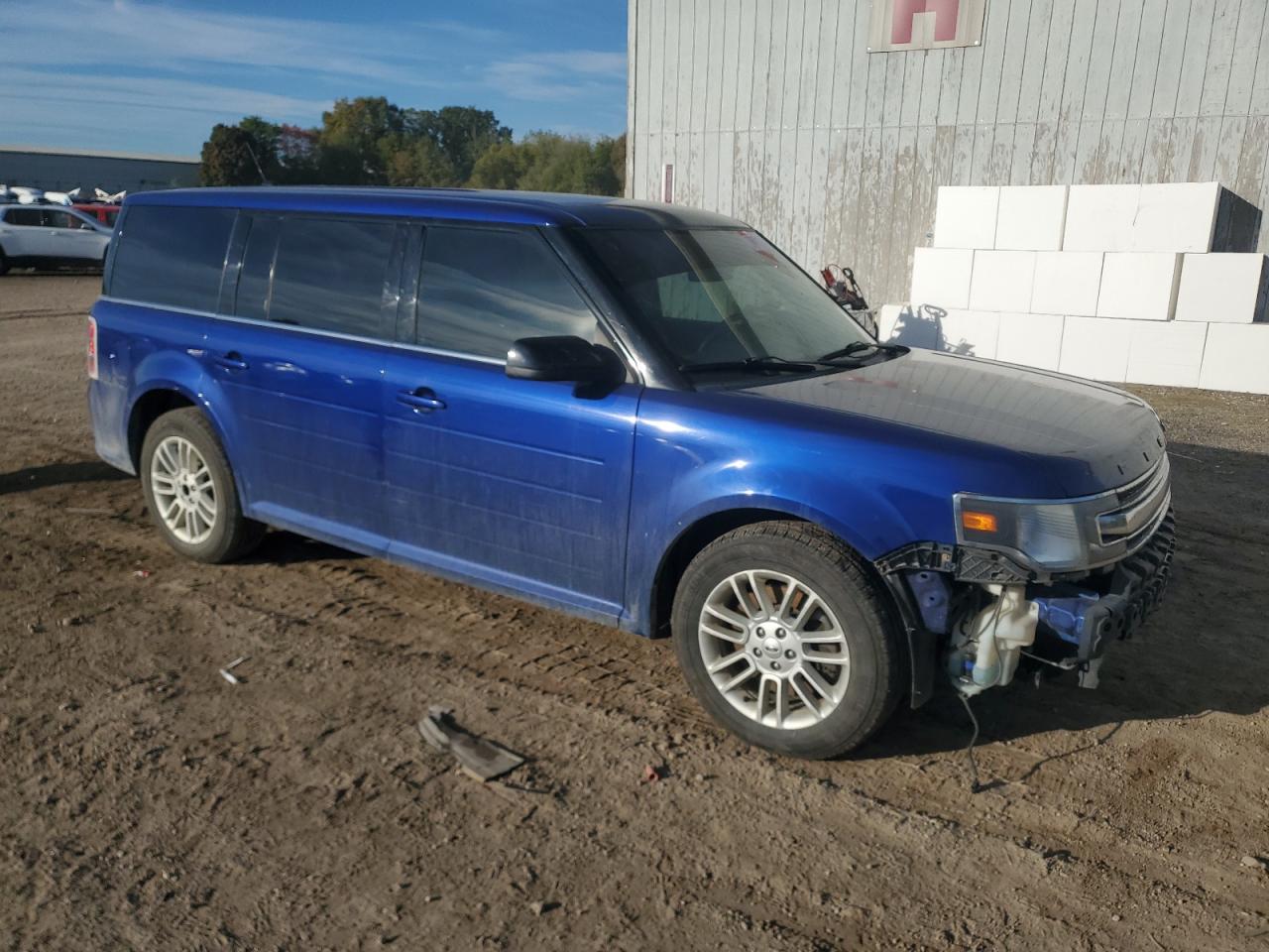 2014 Ford Flex Sel Blue vin: 2FMHK6C88EBD35770