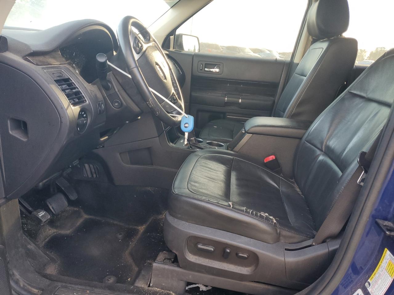 2014 Ford Flex Sel Blue vin: 2FMHK6C88EBD35770