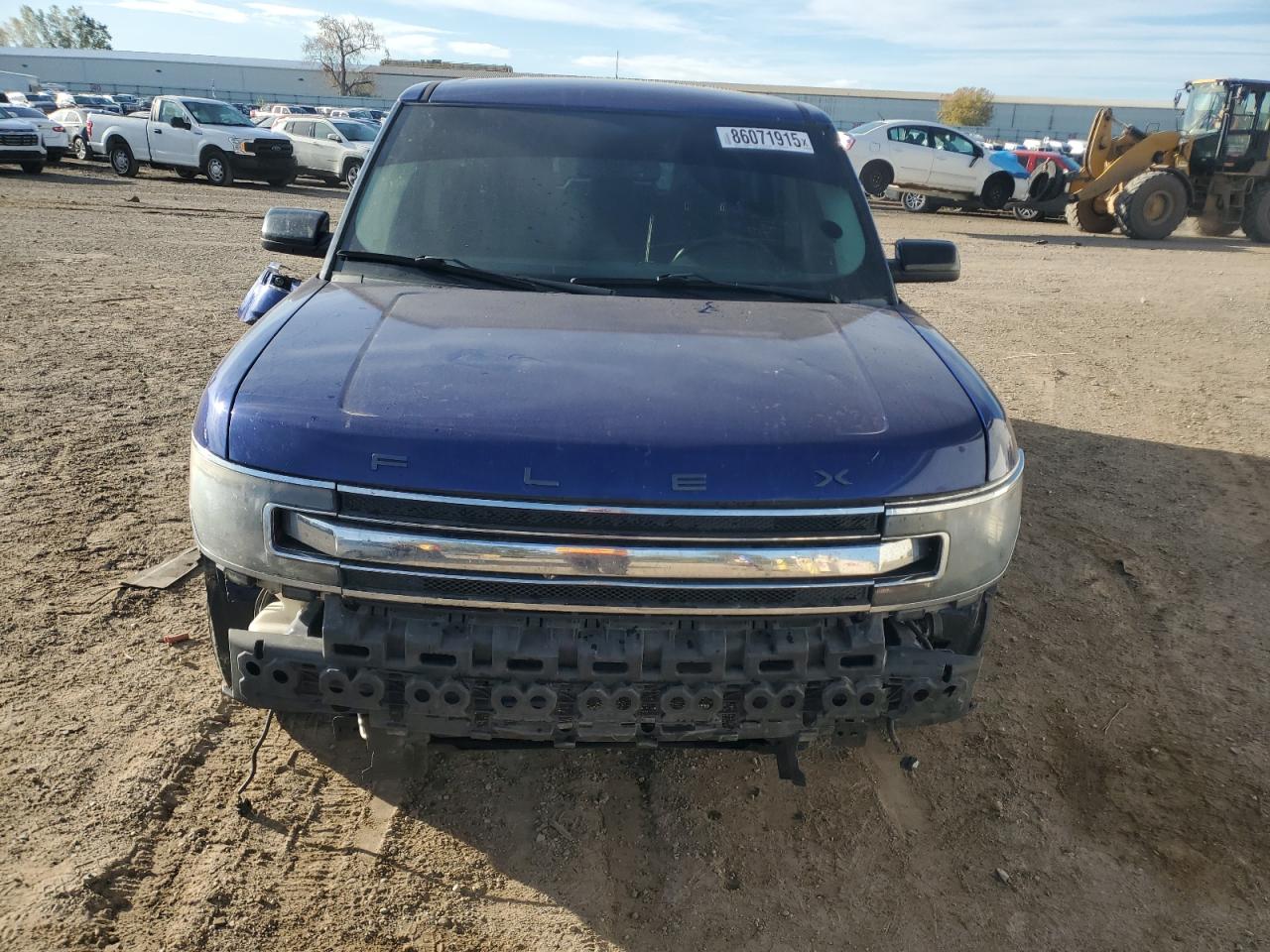 2014 Ford Flex Sel Blue vin: 2FMHK6C88EBD35770