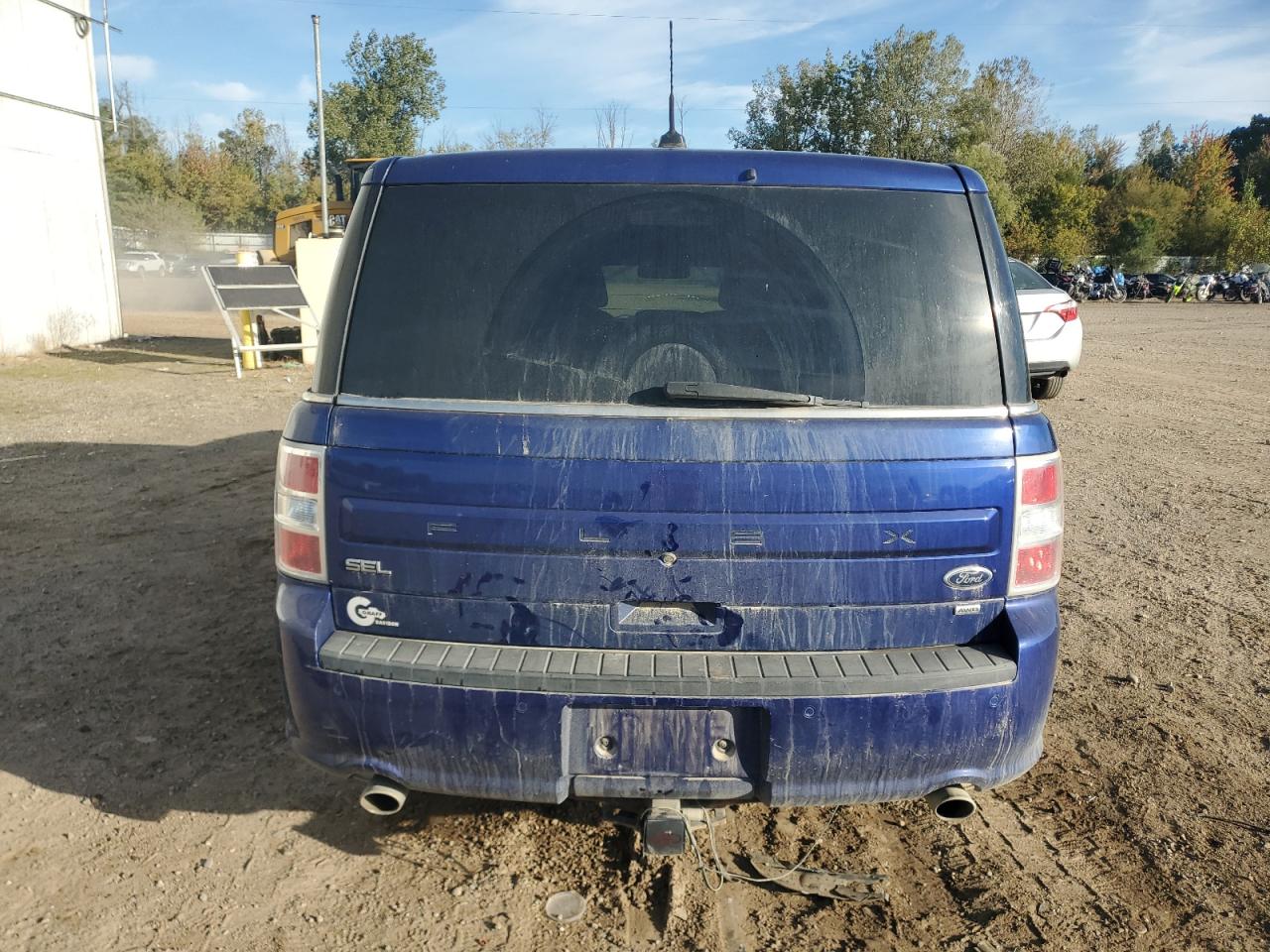 2014 Ford Flex Sel Blue vin: 2FMHK6C88EBD35770