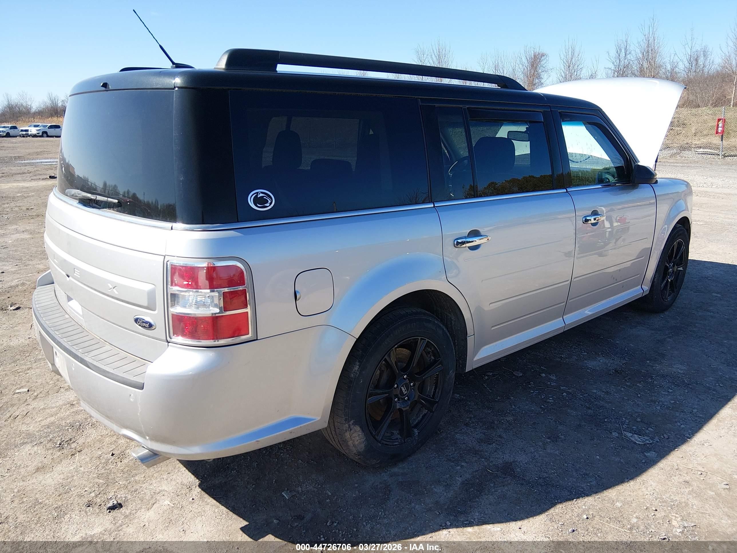 2015 Ford Flex Sel Silver vin: 2FMHK6C88FBA00185