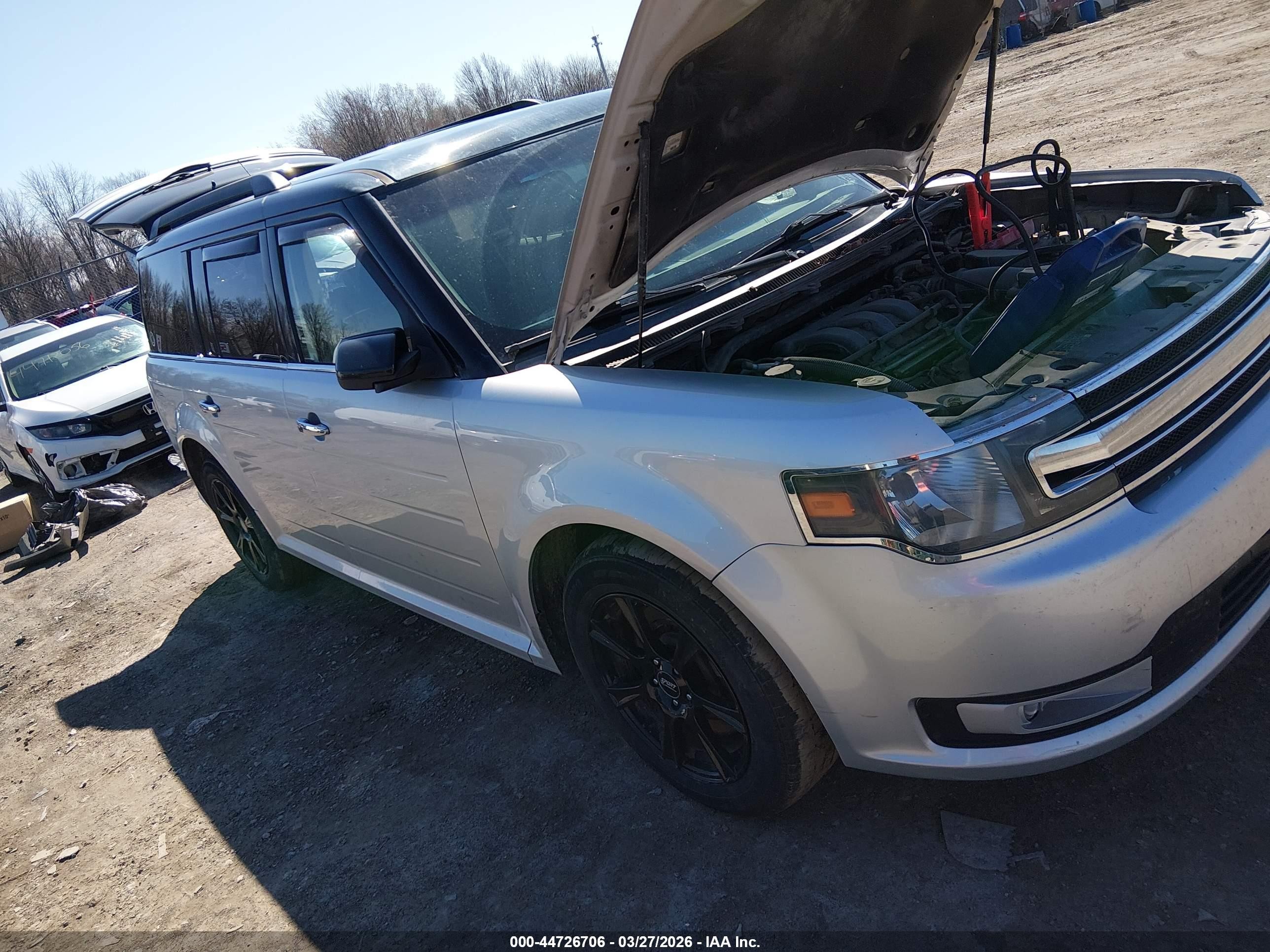 2015 Ford Flex Sel Silver vin: 2FMHK6C88FBA00185