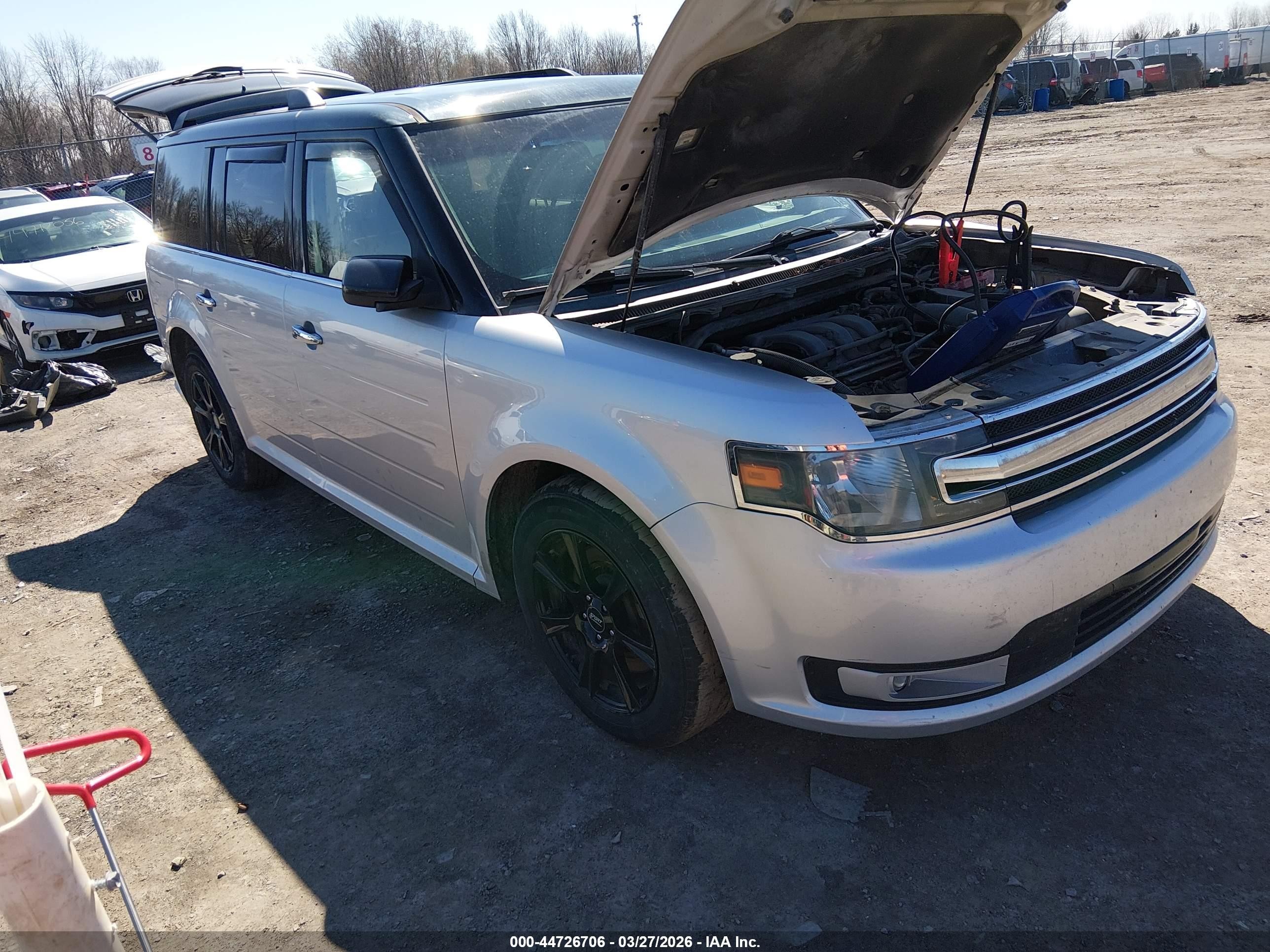 2015 Ford Flex Sel Silver vin: 2FMHK6C88FBA00185