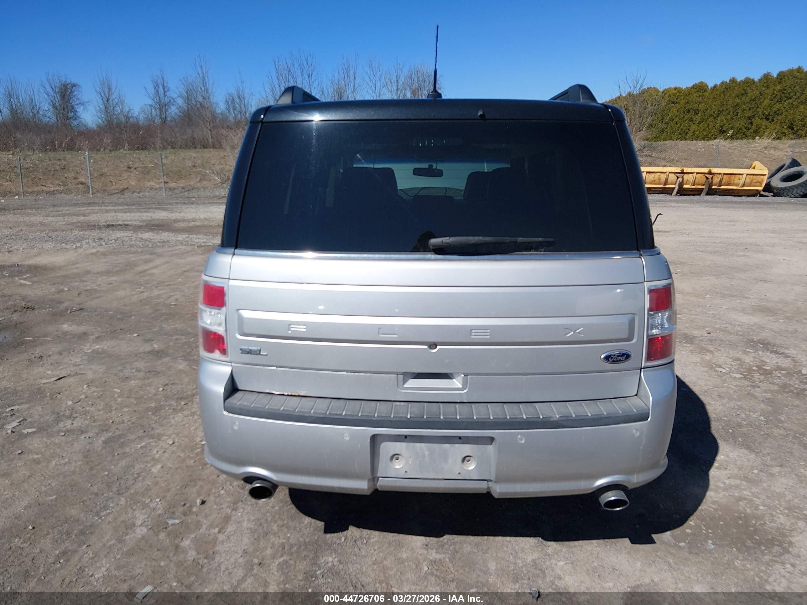 2015 Ford Flex Sel Silver vin: 2FMHK6C88FBA00185