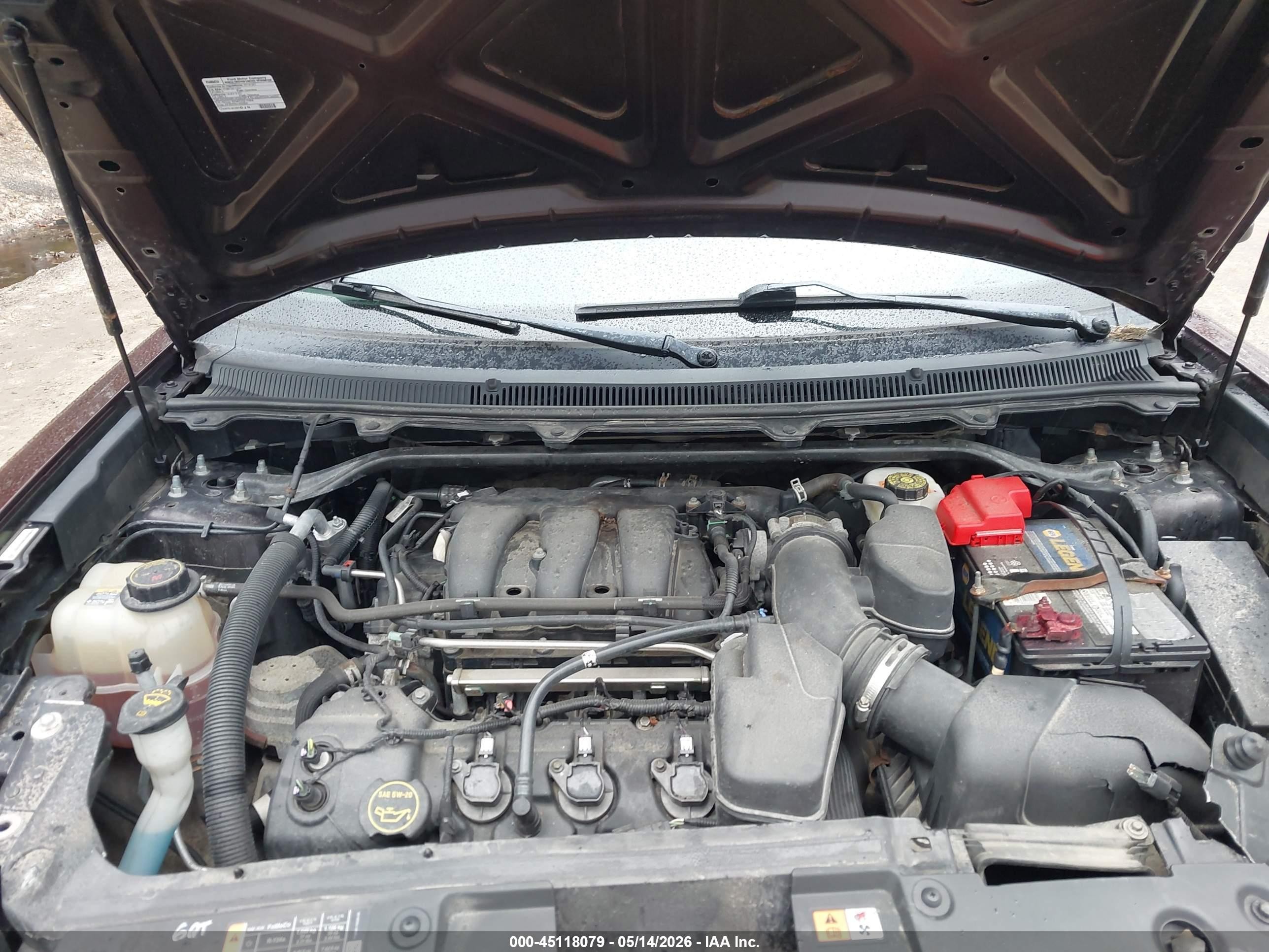 2019 Ford Flex Sel Burgundy vin: 2FMHK6C88KBA22827