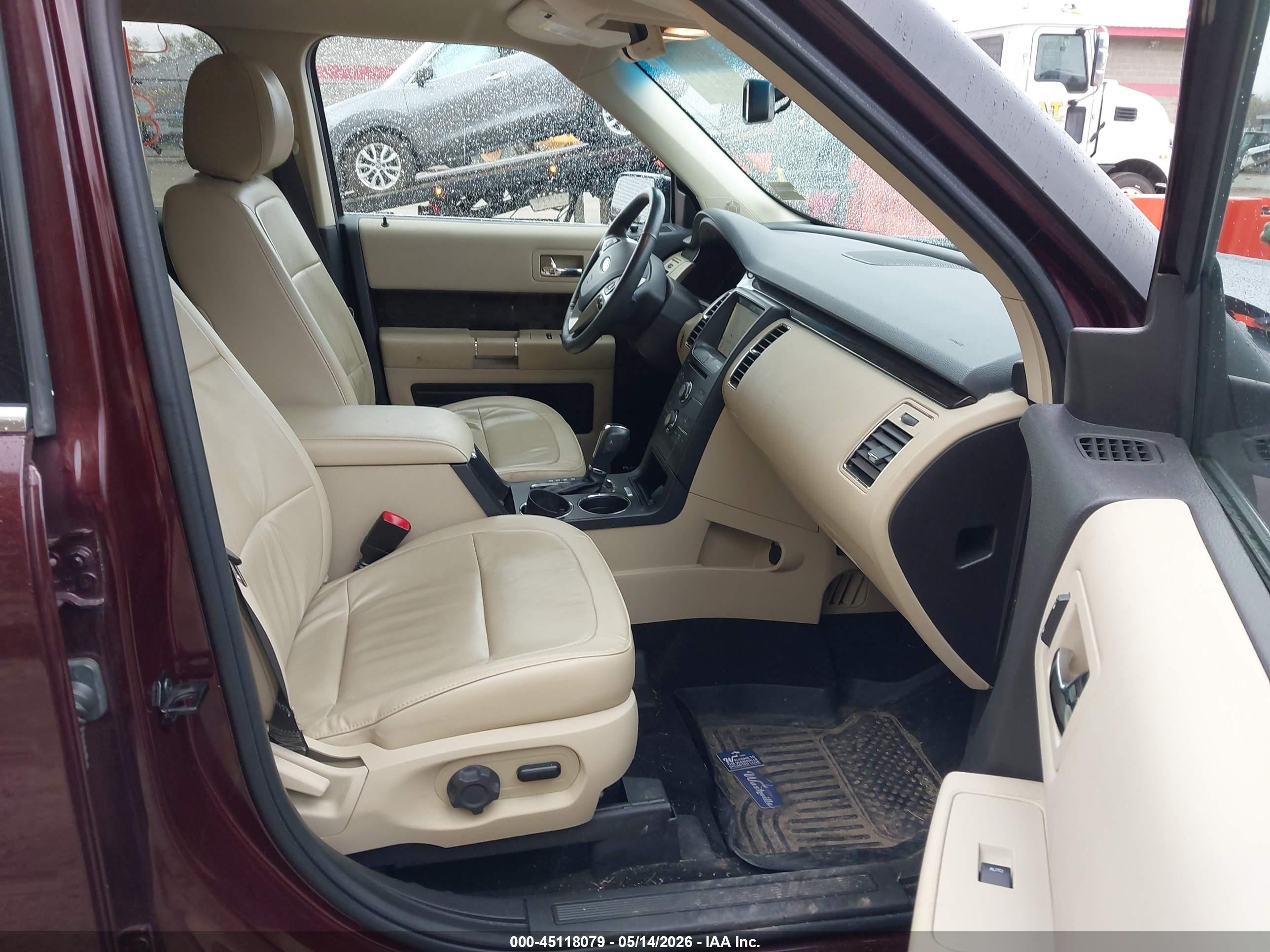2019 Ford Flex Sel Burgundy vin: 2FMHK6C88KBA22827