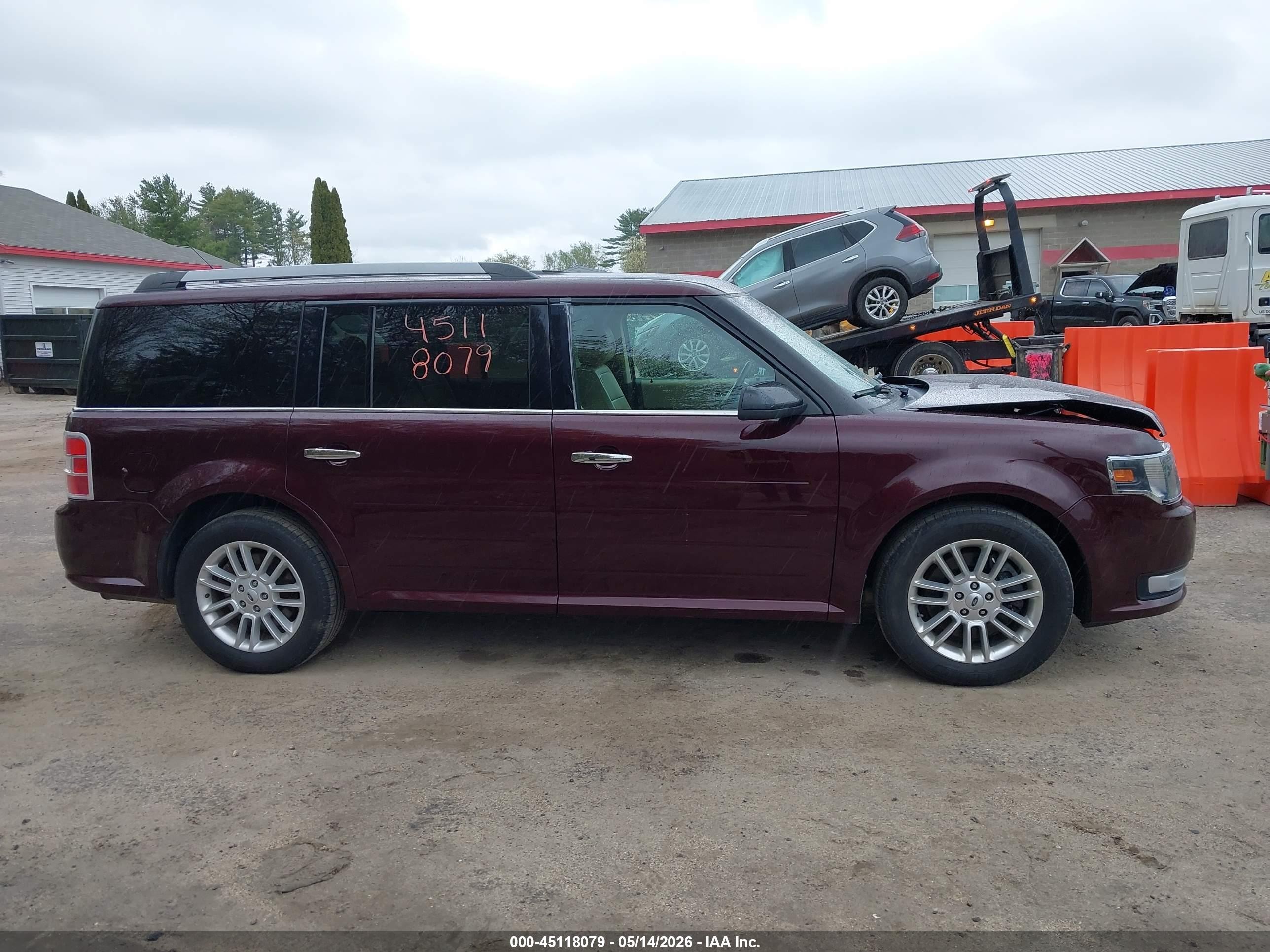2019 Ford Flex Sel Burgundy vin: 2FMHK6C88KBA22827