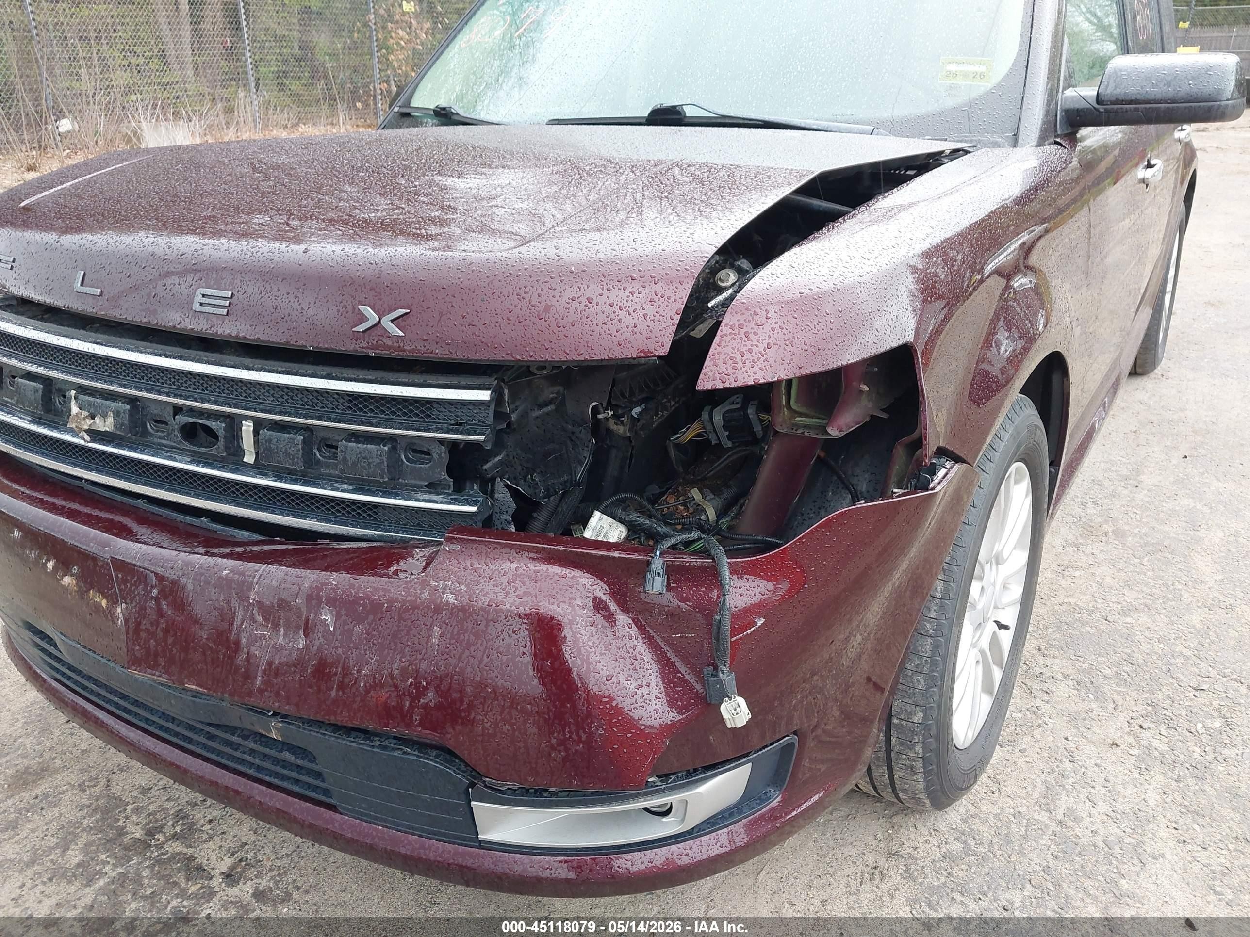 2019 Ford Flex Sel Burgundy vin: 2FMHK6C88KBA22827