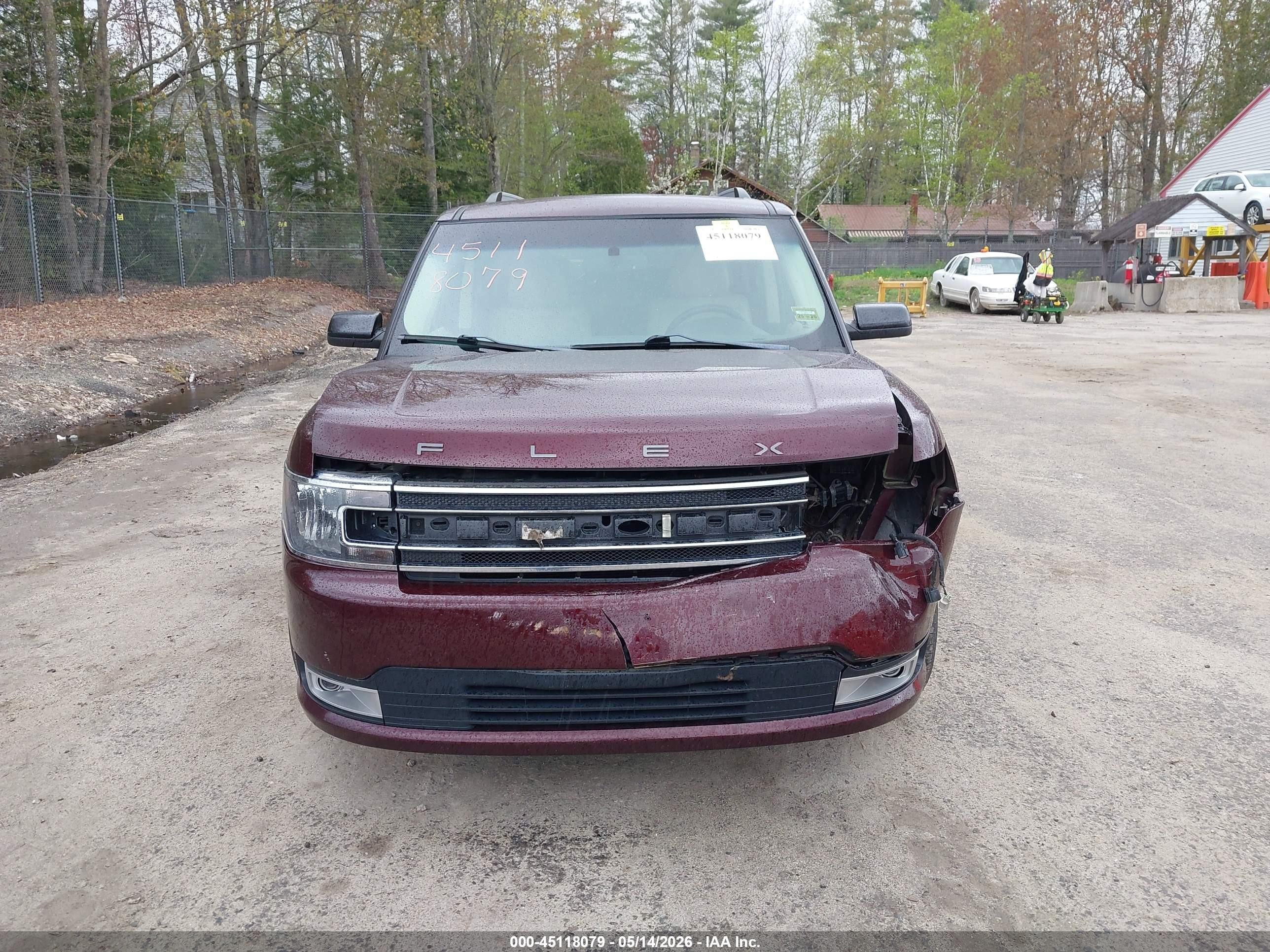 2019 Ford Flex Sel Burgundy vin: 2FMHK6C88KBA22827