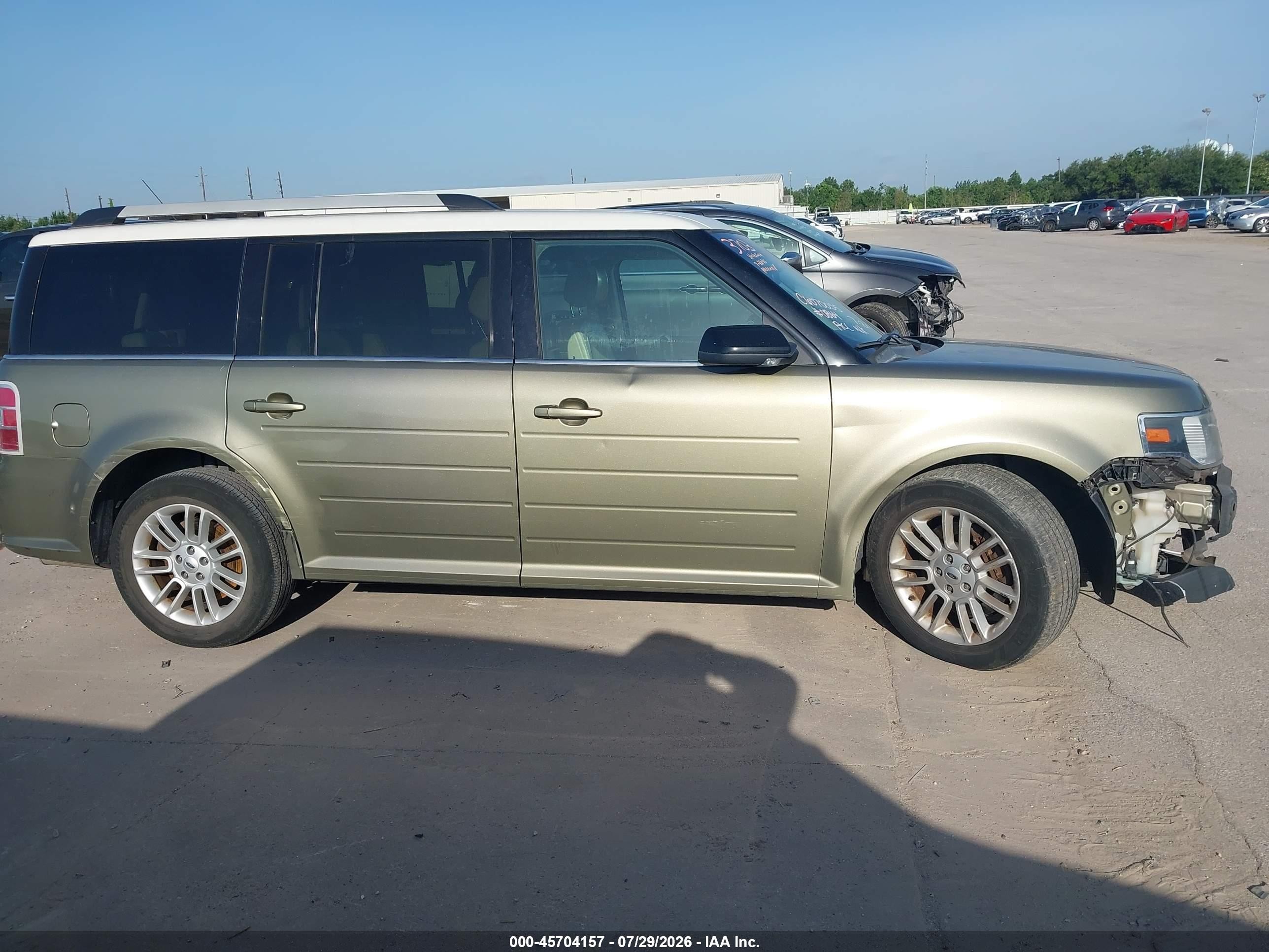 2013 Ford Flex Sel Green vin: 2FMHK6C89DBD00864