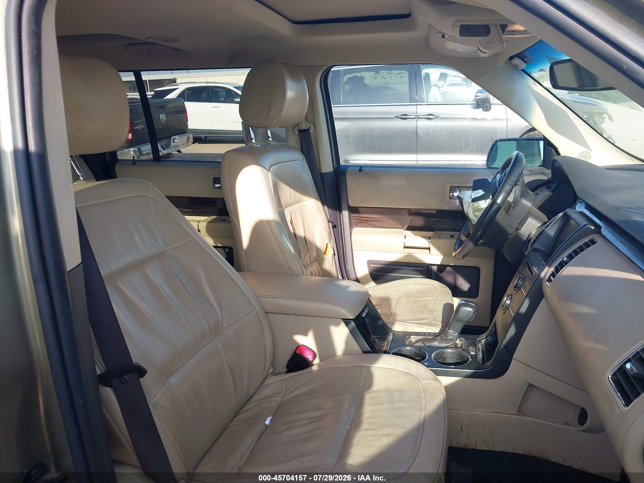 2013 Ford Flex Sel Green vin: 2FMHK6C89DBD00864