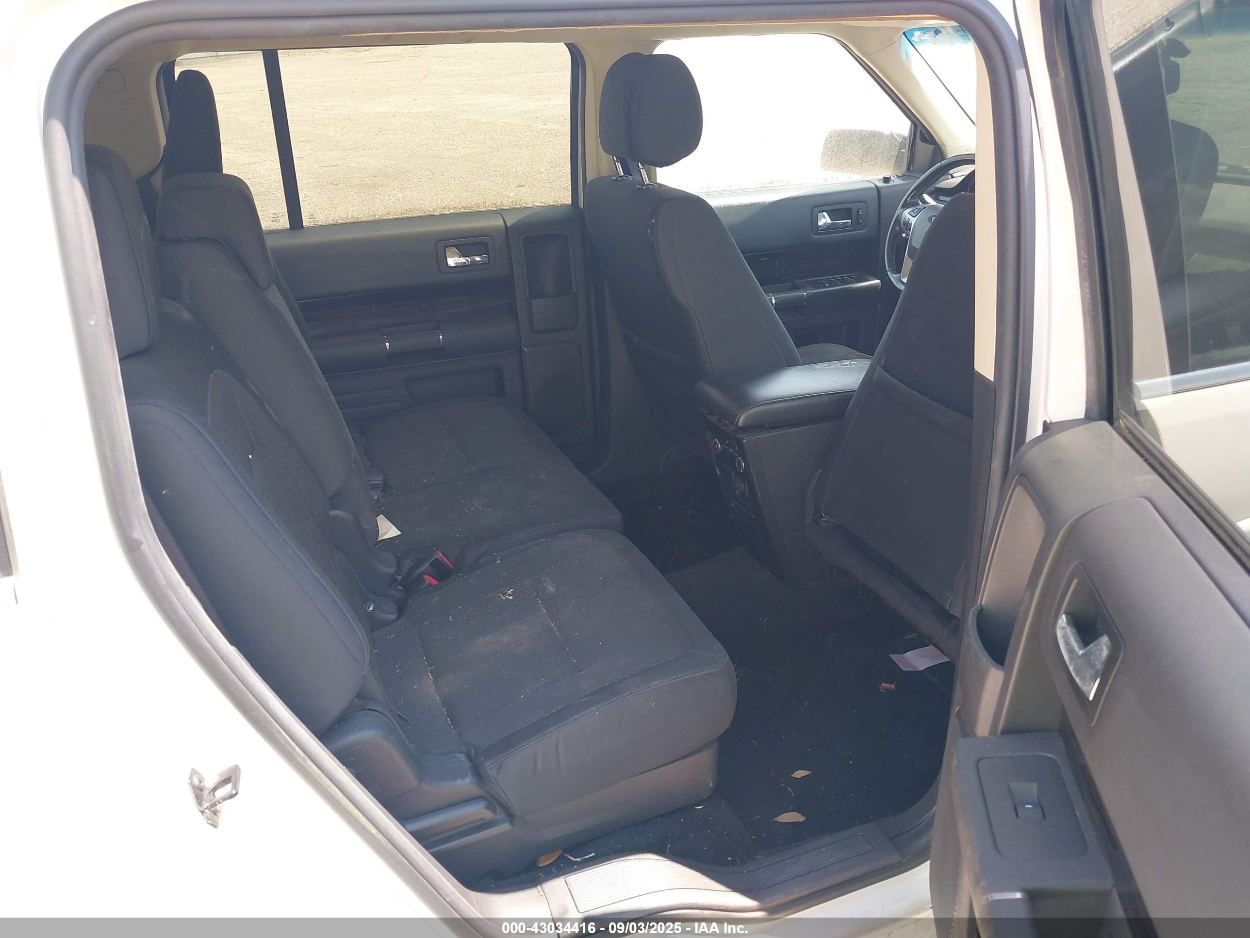 2013 Ford Flex Sel White vin: 2FMHK6C89DBD29930