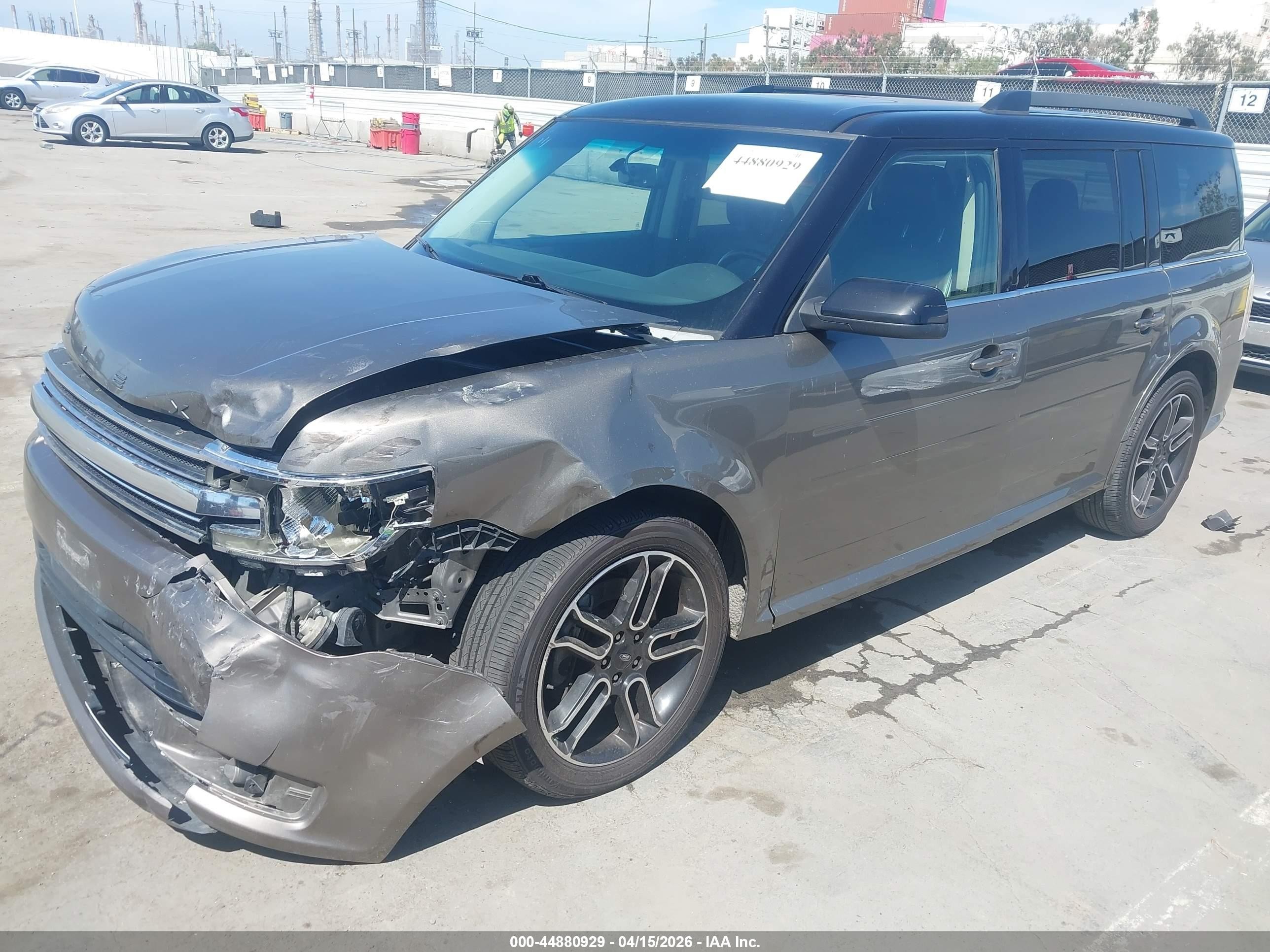 2013 Ford Flex Sel Gray vin: 2FMHK6C89DBD38420