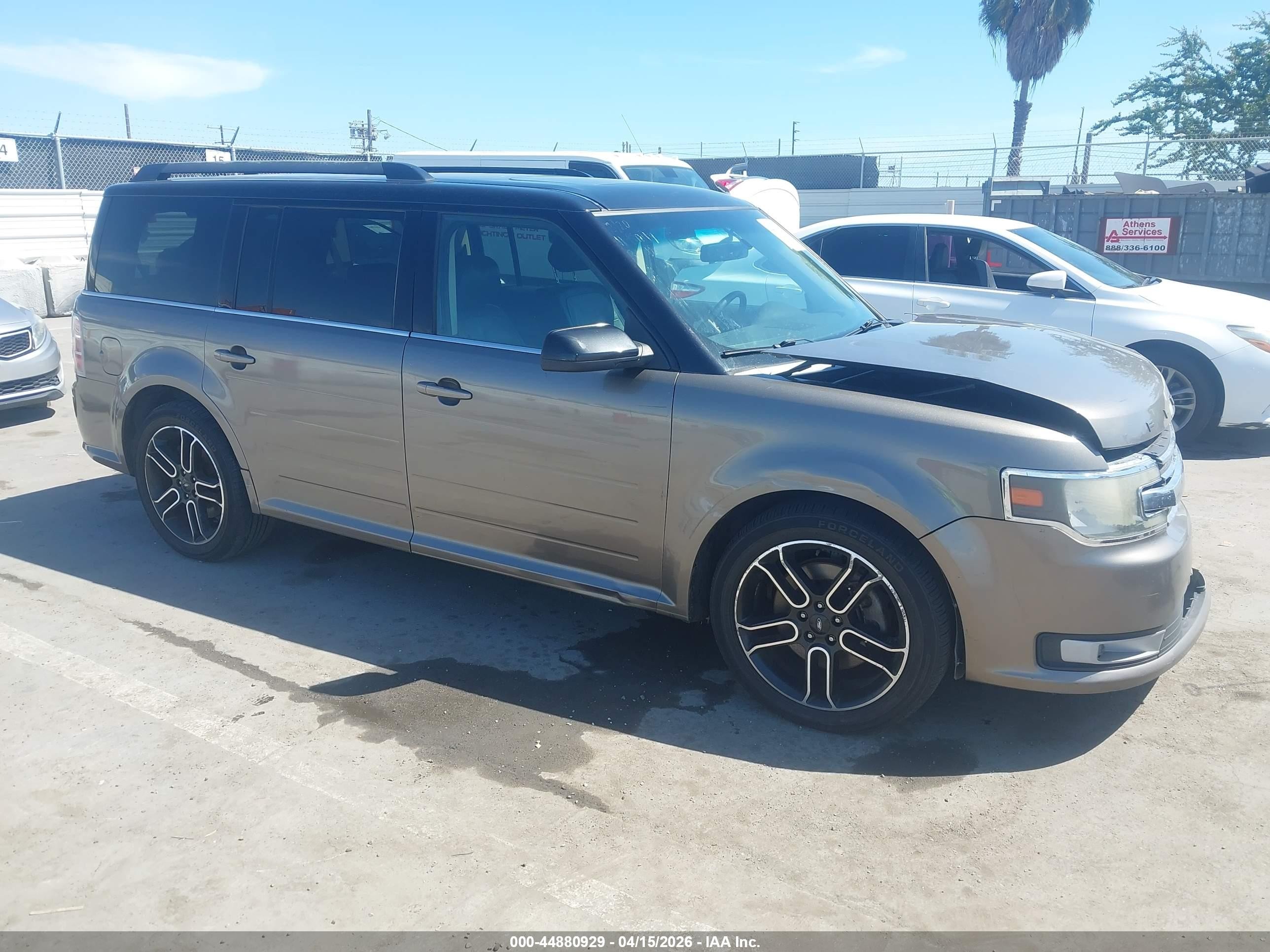 2013 Ford Flex Sel Gray vin: 2FMHK6C89DBD38420