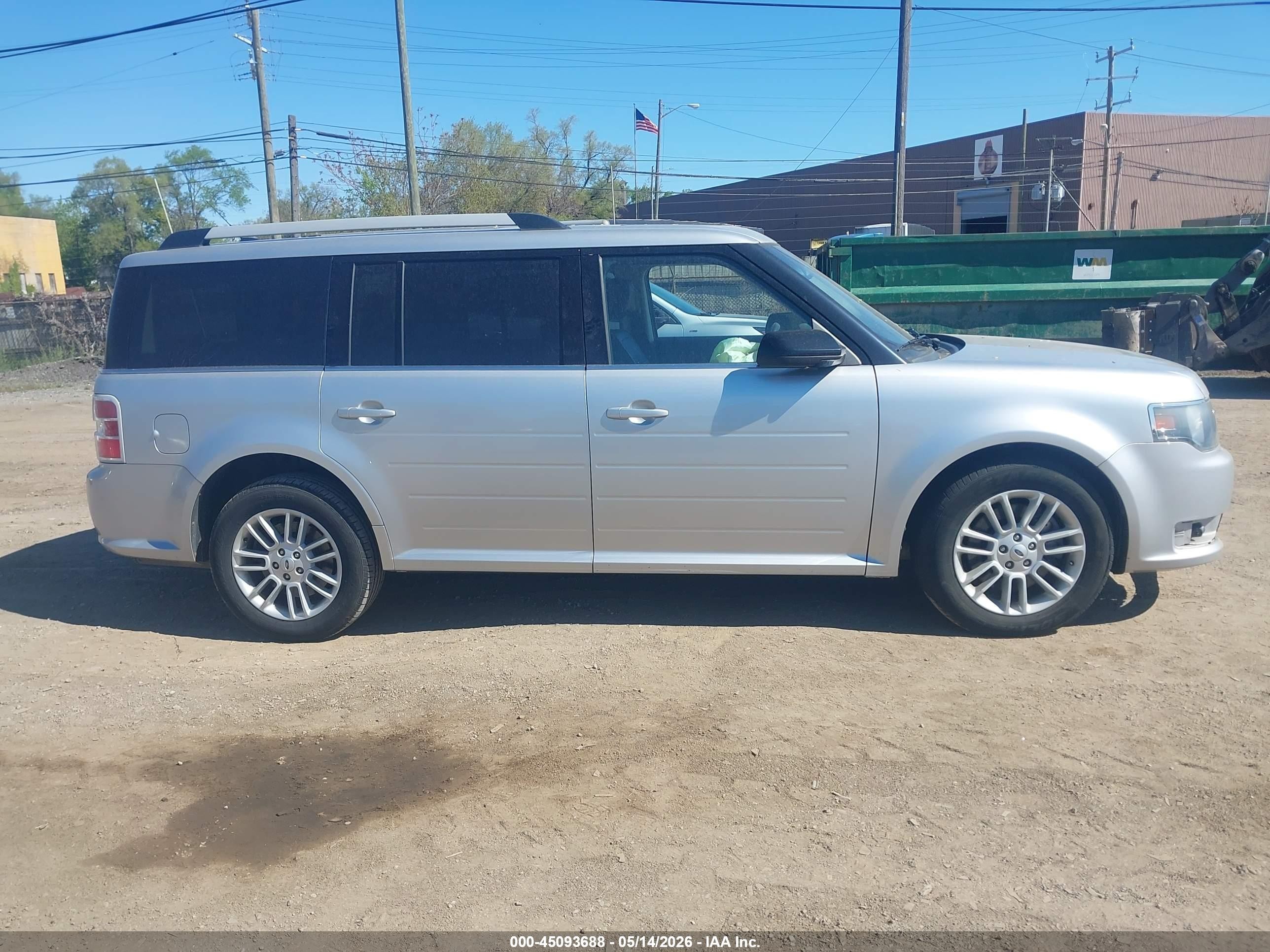 2014 Ford Flex Sel Silver vin: 2FMHK6C89EBD30805
