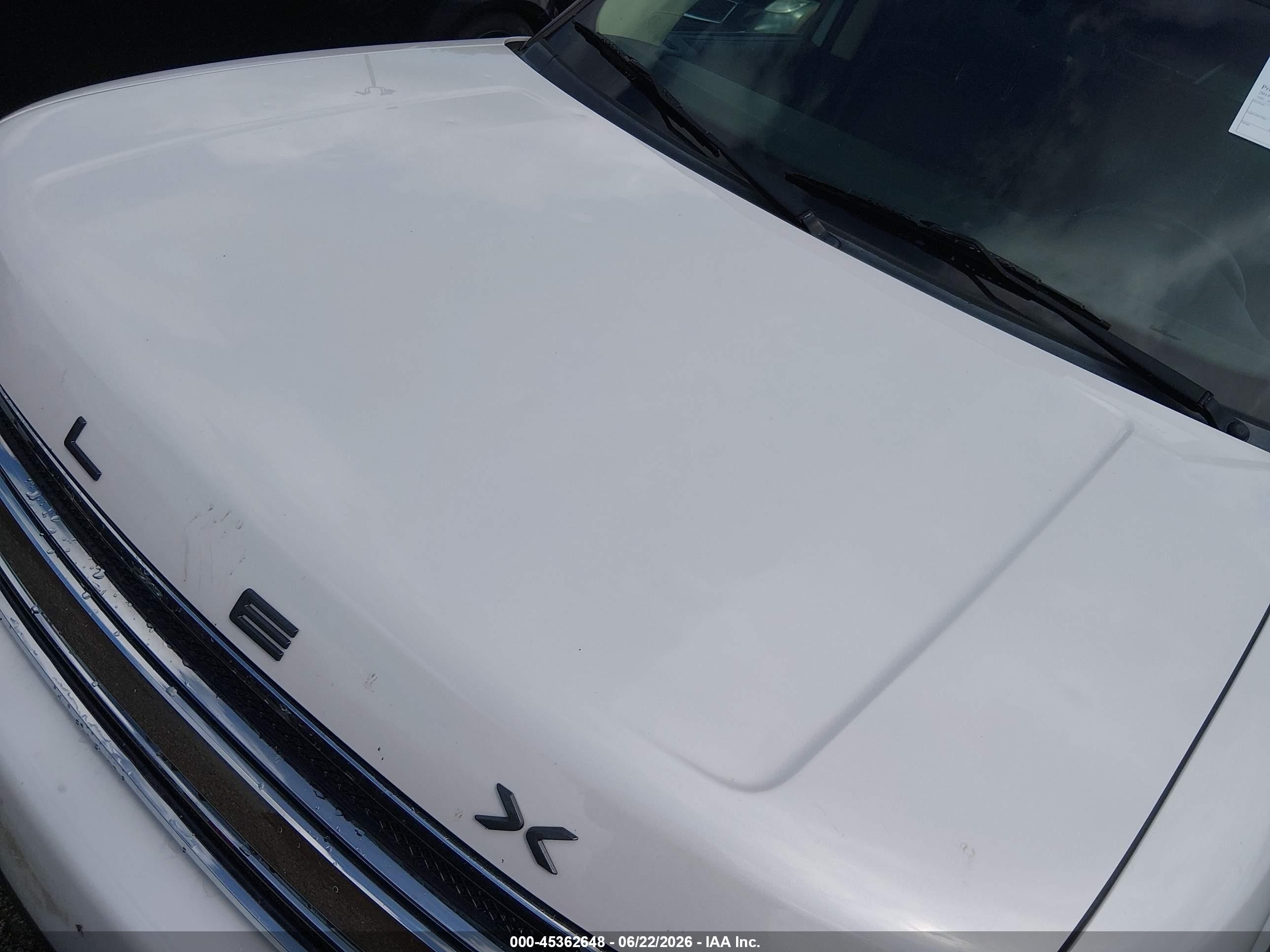 2014 Ford Flex Sel White vin: 2FMHK6C89EBD37897