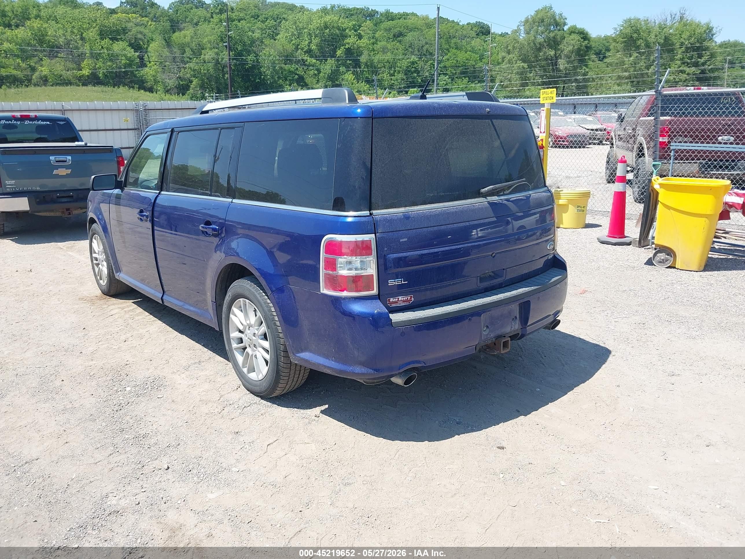 2014 Ford Flex Sel Синий vin: 2FMHK6C89EBD44557