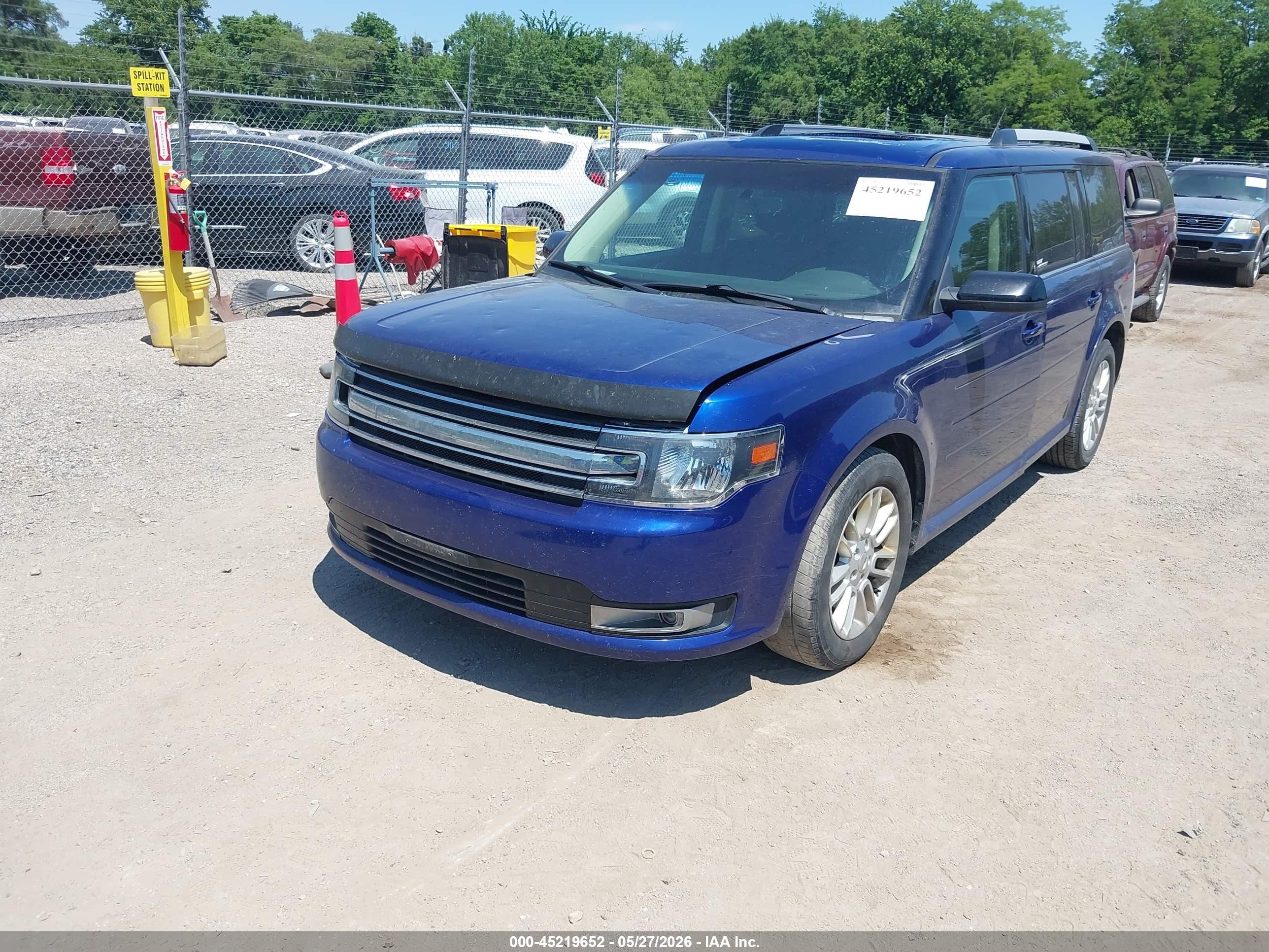 2014 Ford Flex Sel Синий vin: 2FMHK6C89EBD44557