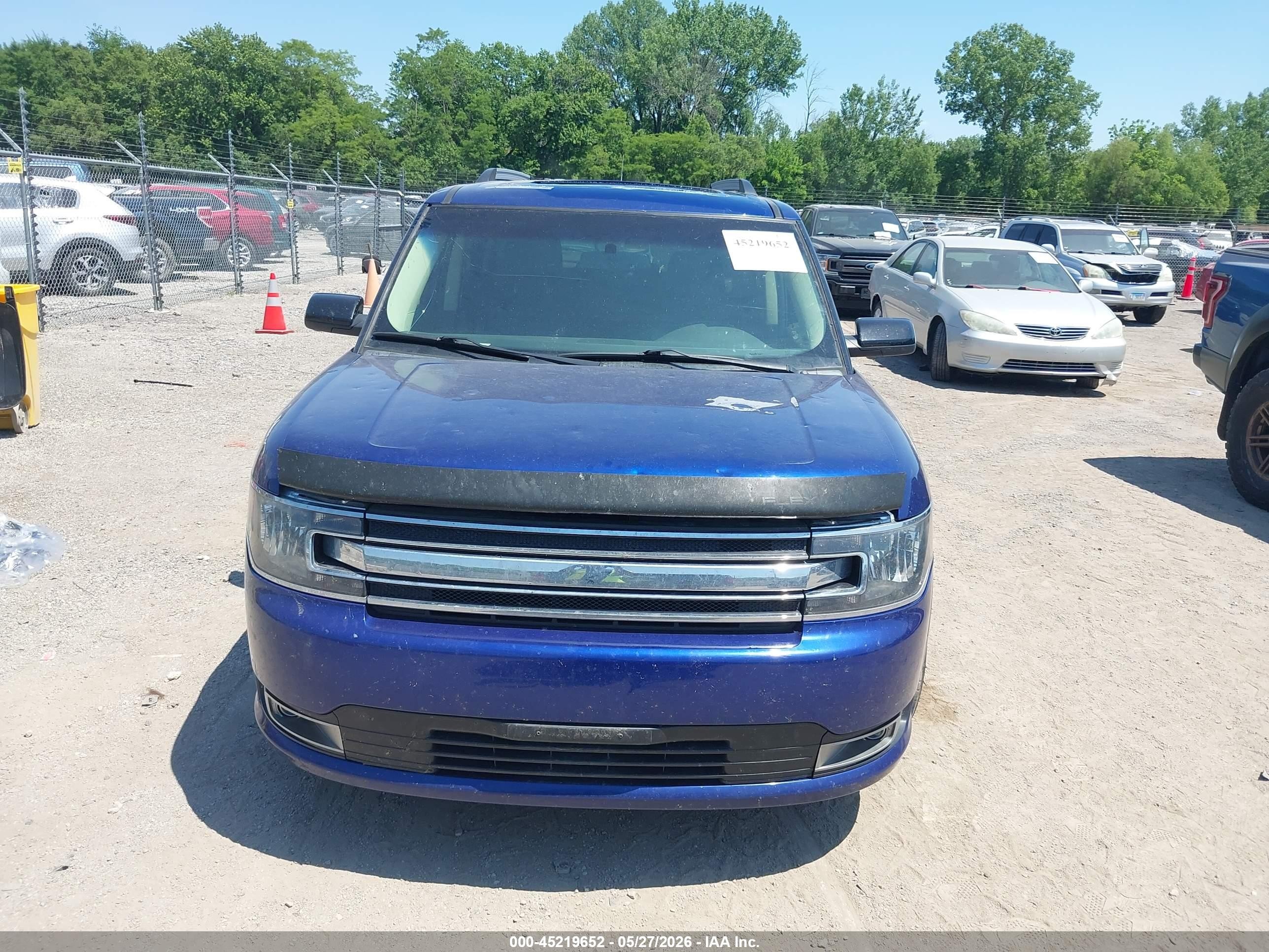 2014 Ford Flex Sel Синий vin: 2FMHK6C89EBD44557