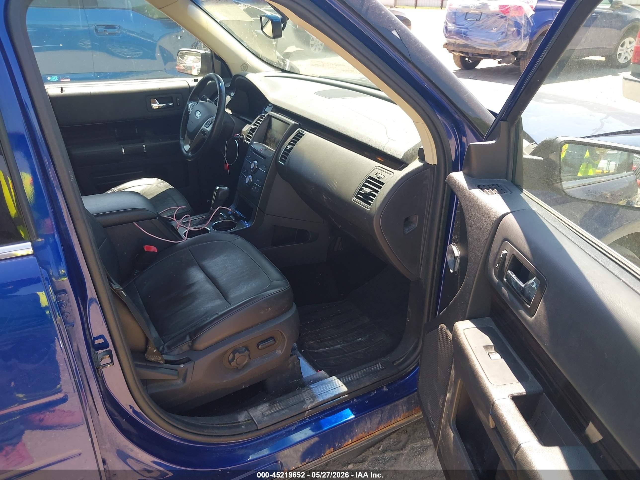 2014 Ford Flex Sel Синий vin: 2FMHK6C89EBD44557