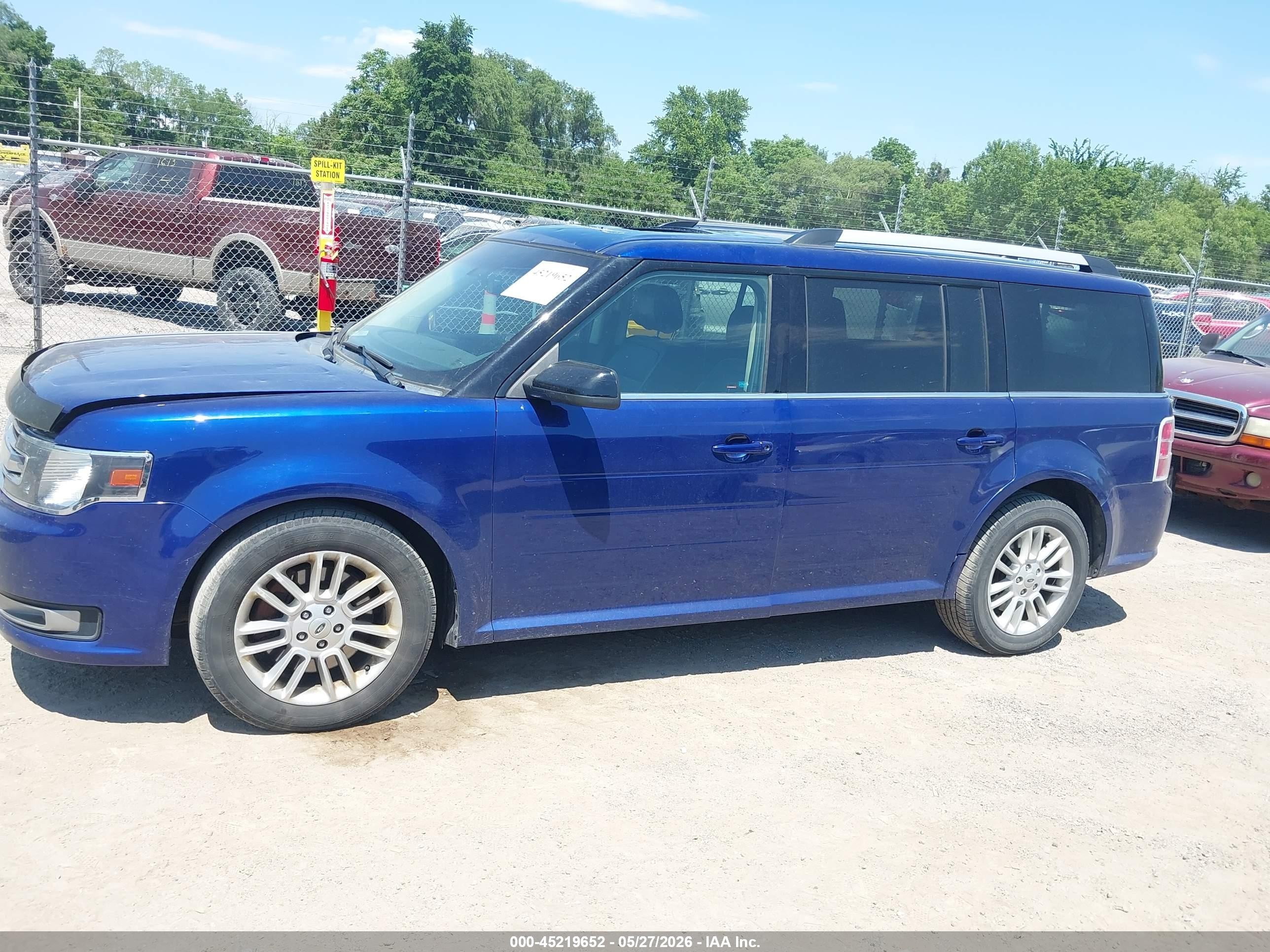 2014 Ford Flex Sel Синий vin: 2FMHK6C89EBD44557