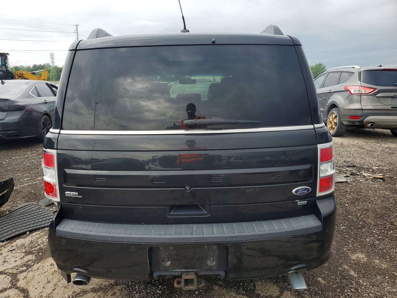 2015 Ford Flex Sel Черный vin: 2FMHK6C89FBA14466