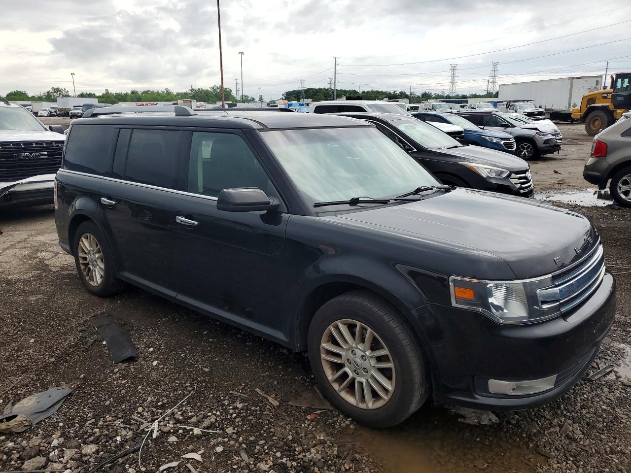 2015 Ford Flex Sel Черный vin: 2FMHK6C89FBA14466
