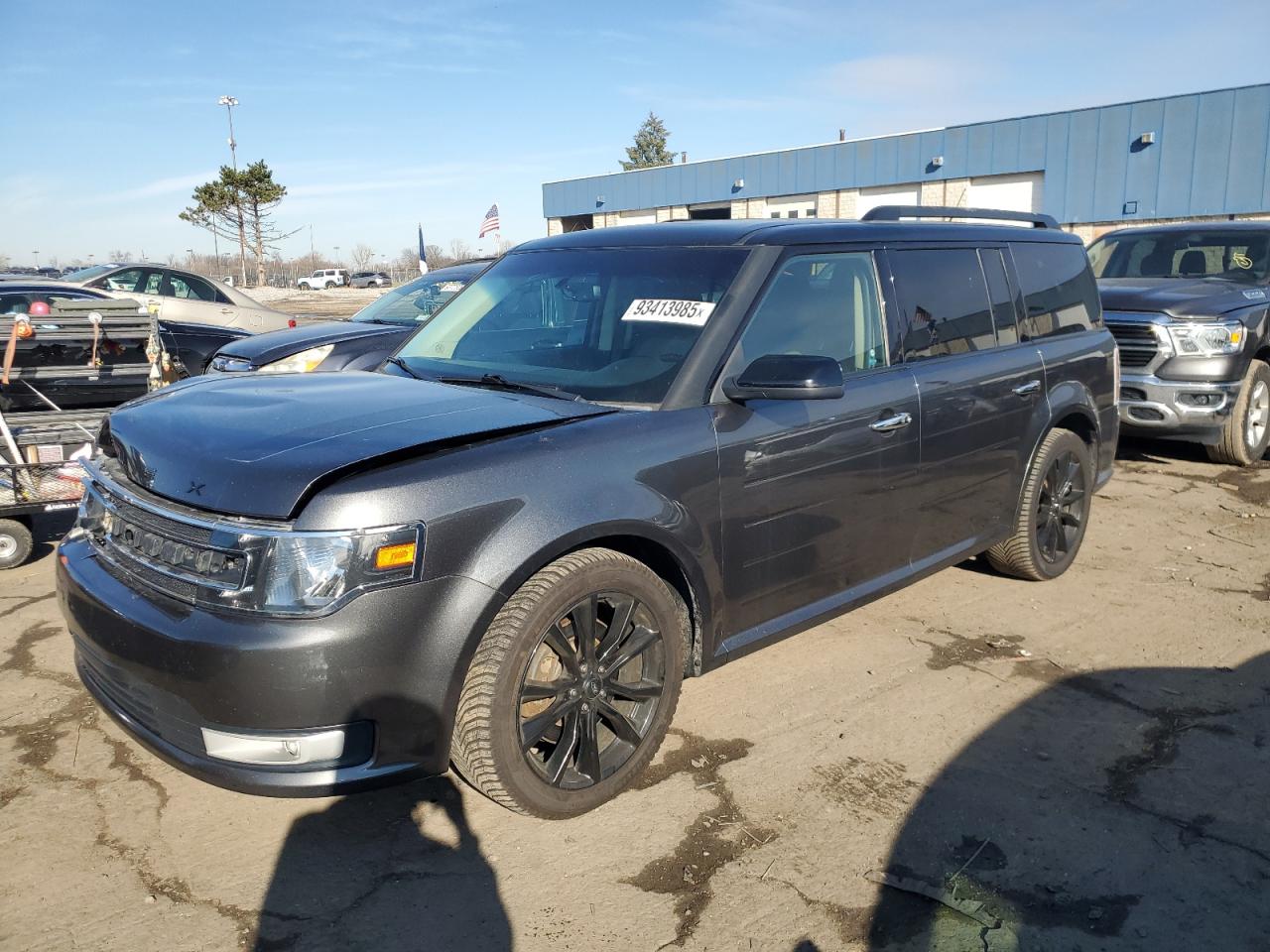 2018 Ford Flex Sel Gray vin: 2FMHK6C89JBA10216