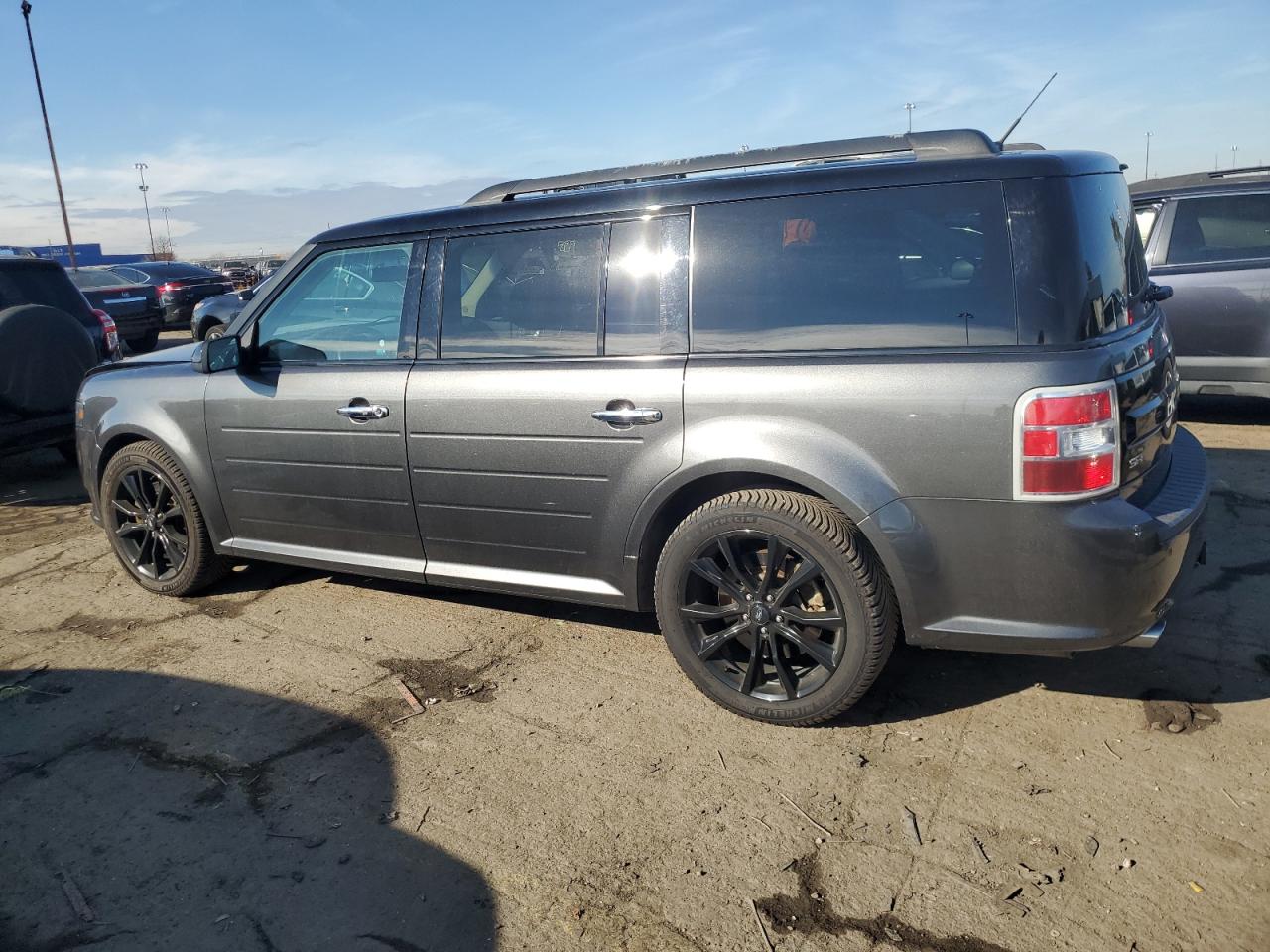 2018 Ford Flex Sel Gray vin: 2FMHK6C89JBA10216