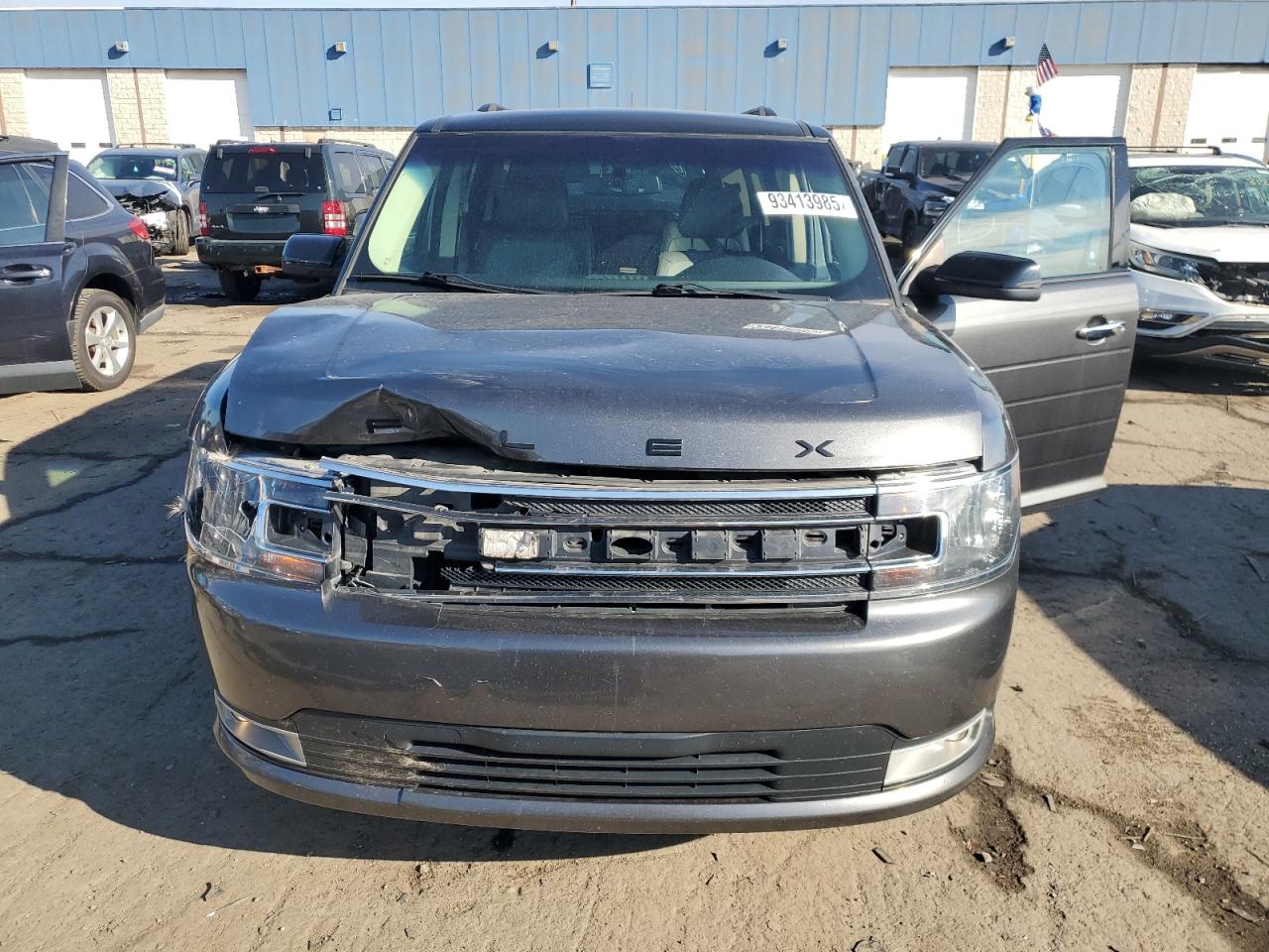 2018 Ford Flex Sel Gray vin: 2FMHK6C89JBA10216