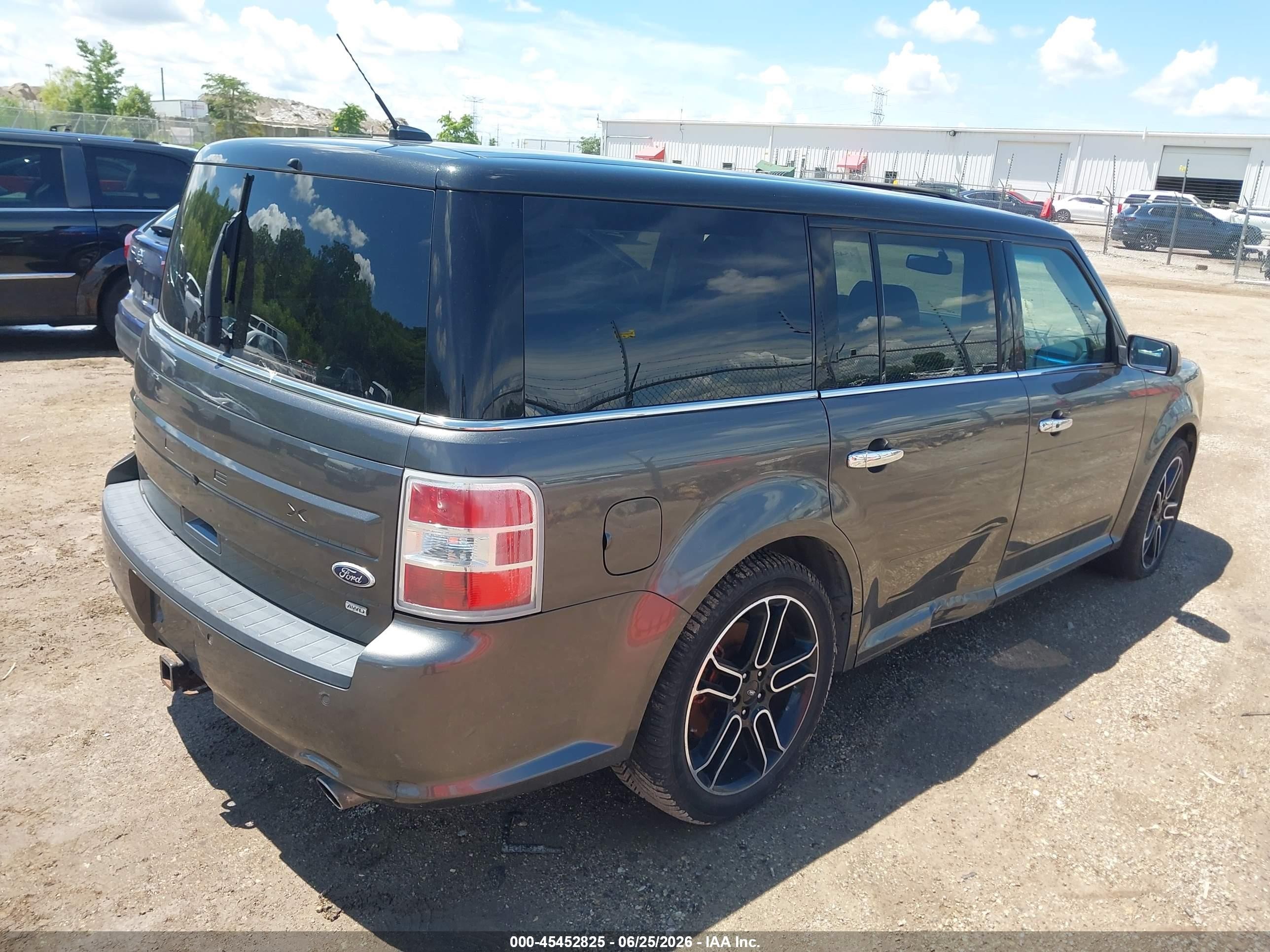 2015 Ford Flex Sel Серый vin: 2FMHK6C8XFBA19563