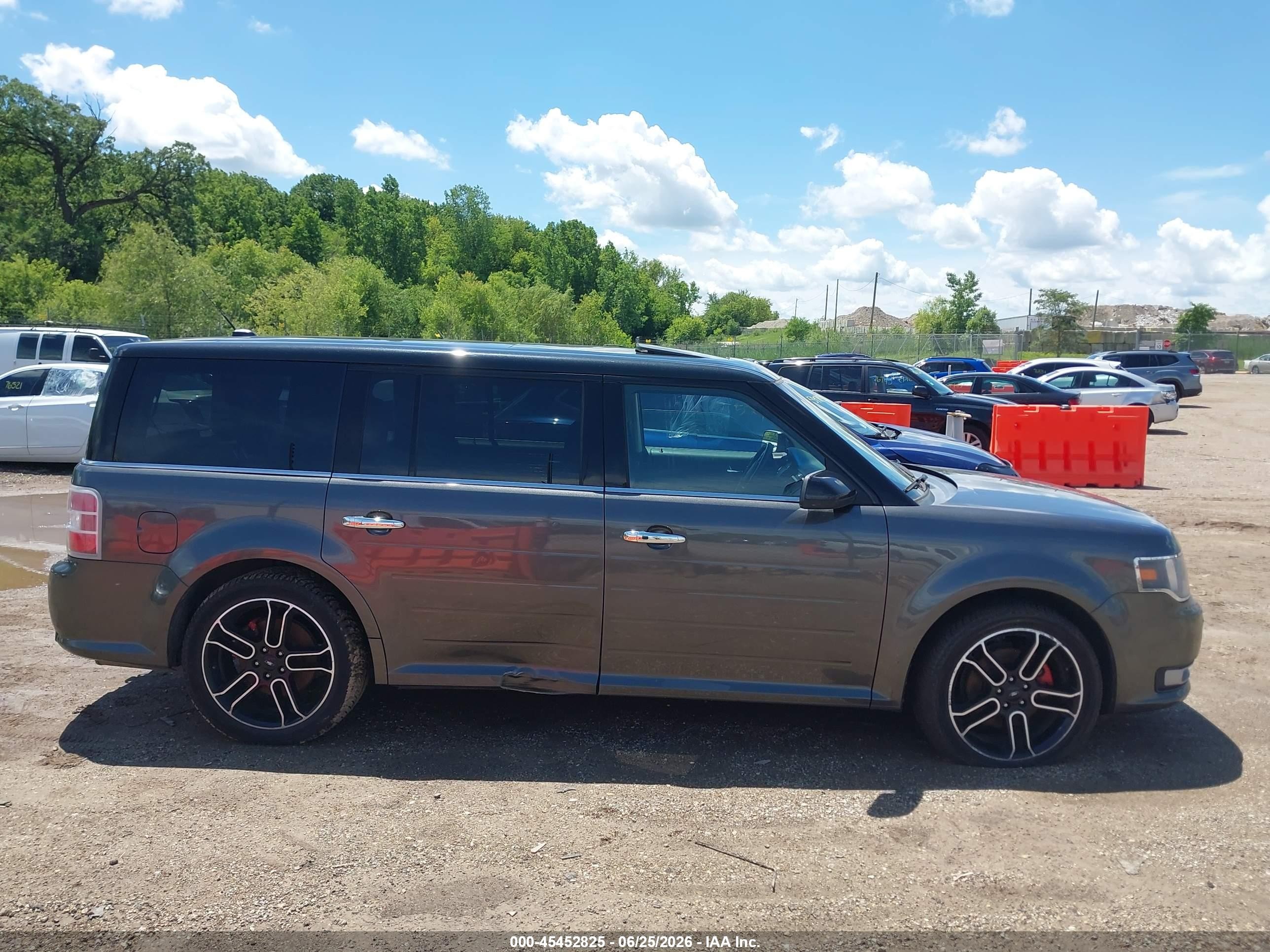 2015 Ford Flex Sel Серый vin: 2FMHK6C8XFBA19563