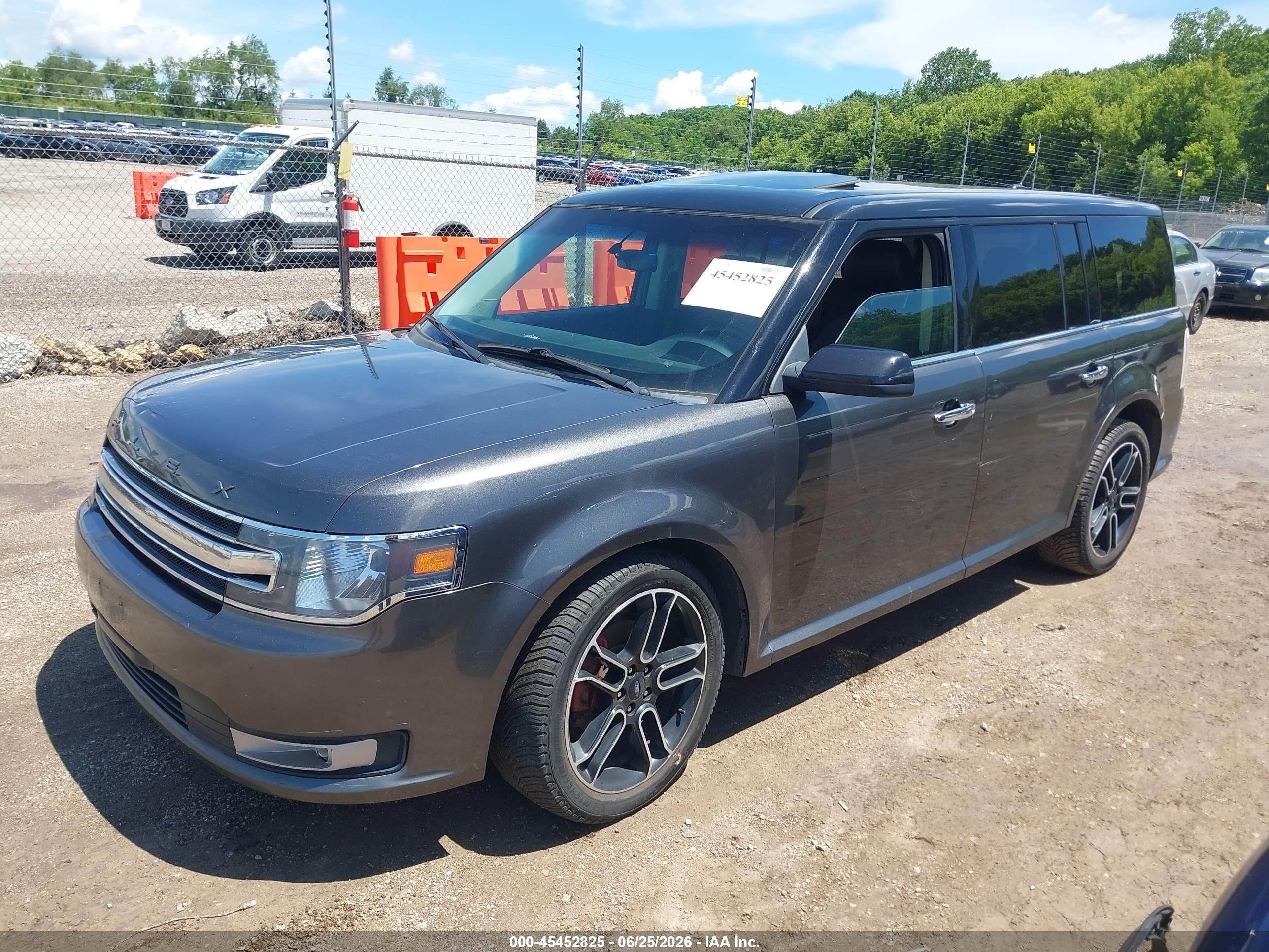 2015 Ford Flex Sel Серый vin: 2FMHK6C8XFBA19563