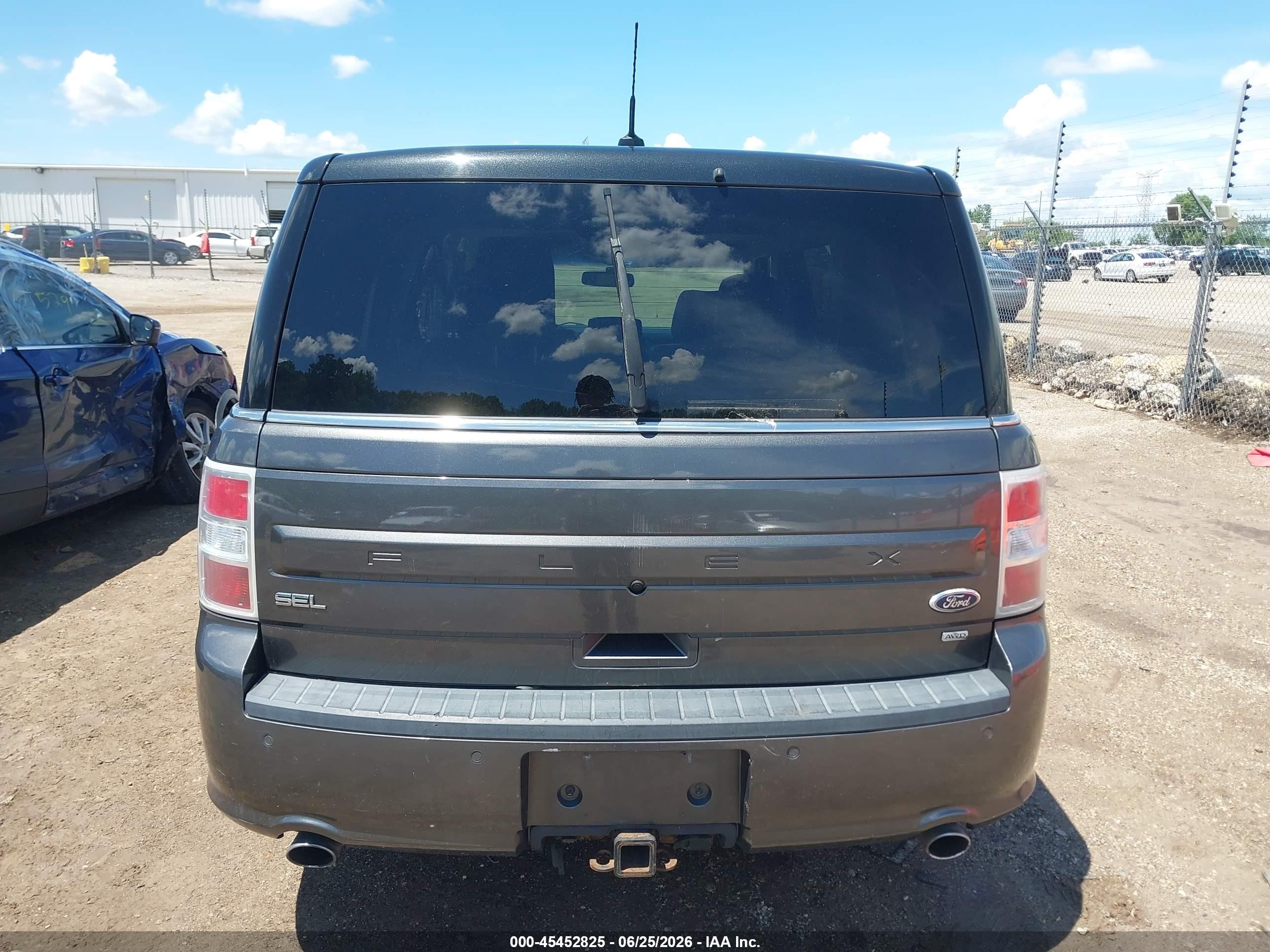 2015 Ford Flex Sel Серый vin: 2FMHK6C8XFBA19563
