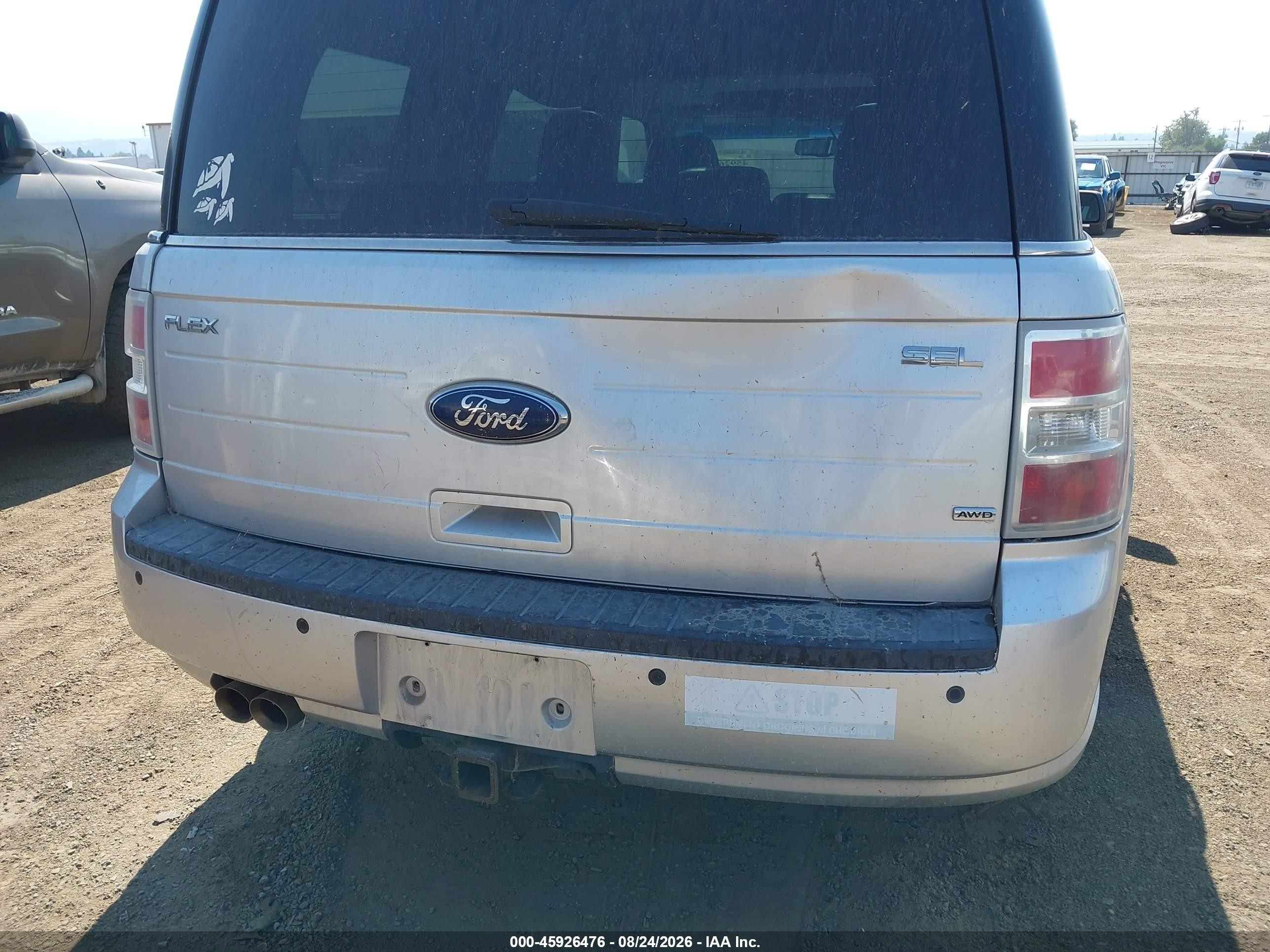 2012 Ford Flex Sel Silver vin: 2FMHK6CC0CBD01162