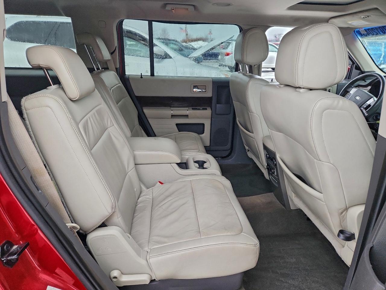 2011 Ford Flex Sel Red vin: 2FMHK6CC1BBD10712