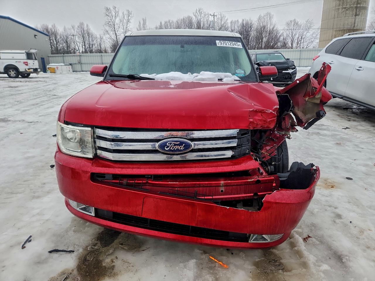 2011 Ford Flex Sel Red vin: 2FMHK6CC1BBD10712
