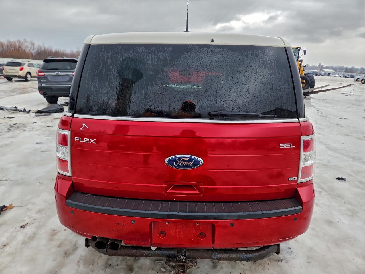 2011 Ford Flex Sel Red vin: 2FMHK6CC1BBD10712