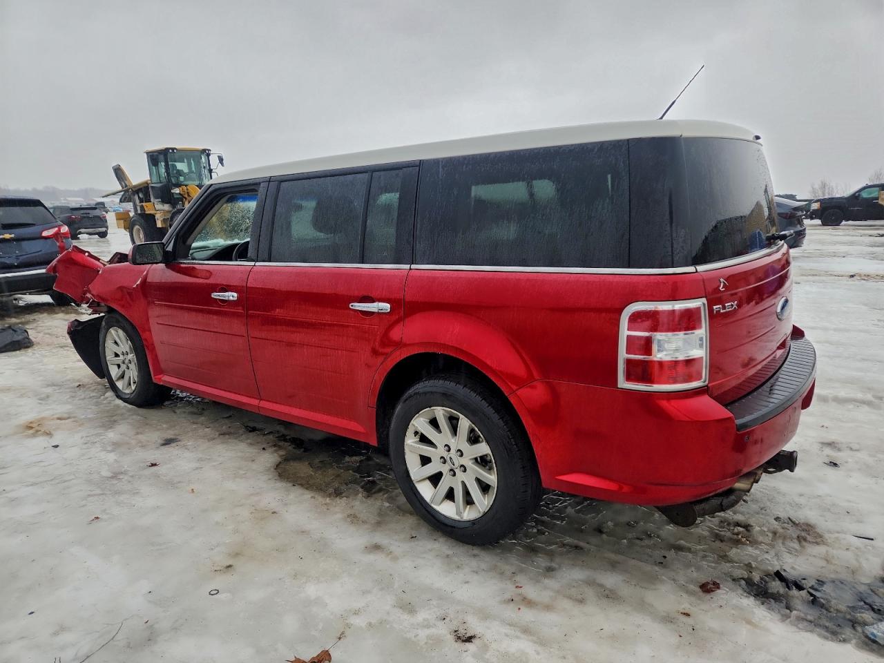2011 Ford Flex Sel Red vin: 2FMHK6CC1BBD10712