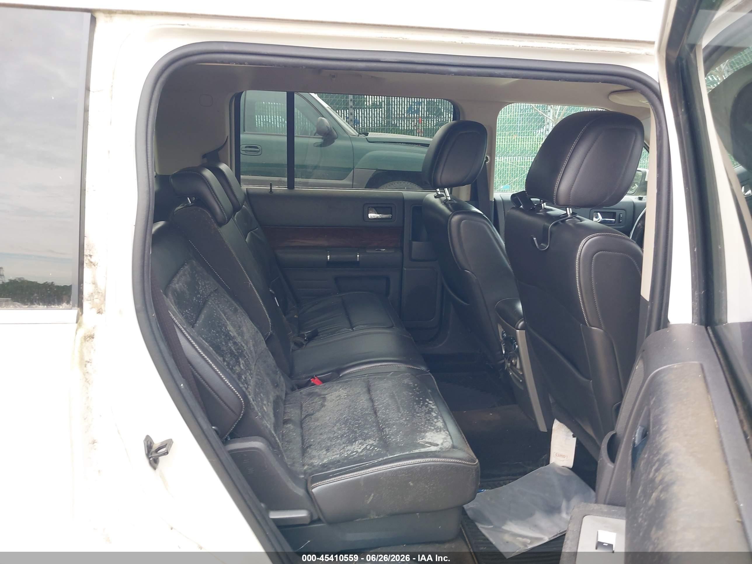 2010 Ford Flex Sel White vin: 2FMHK6CC2ABA79477