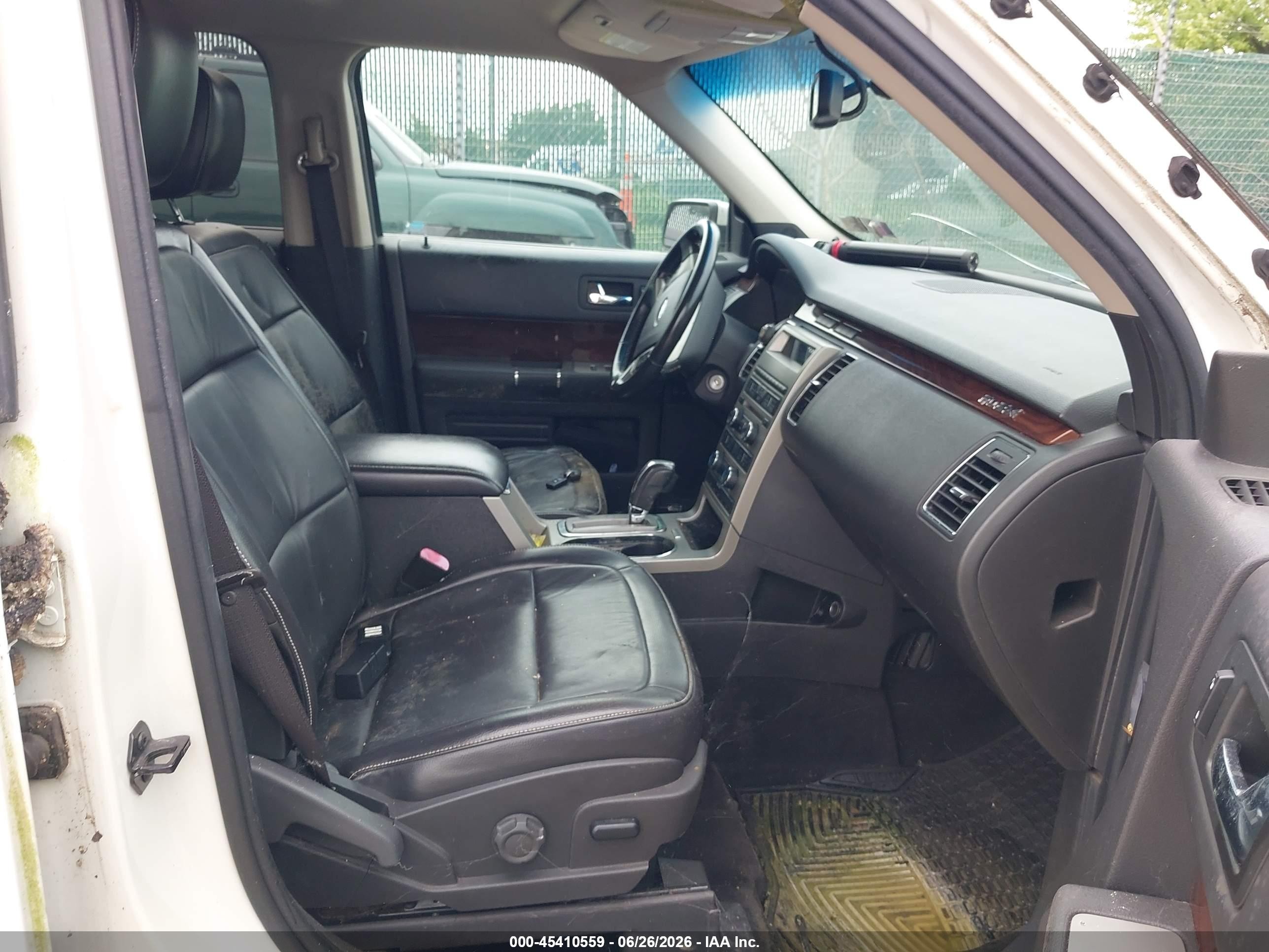 2010 Ford Flex Sel White vin: 2FMHK6CC2ABA79477