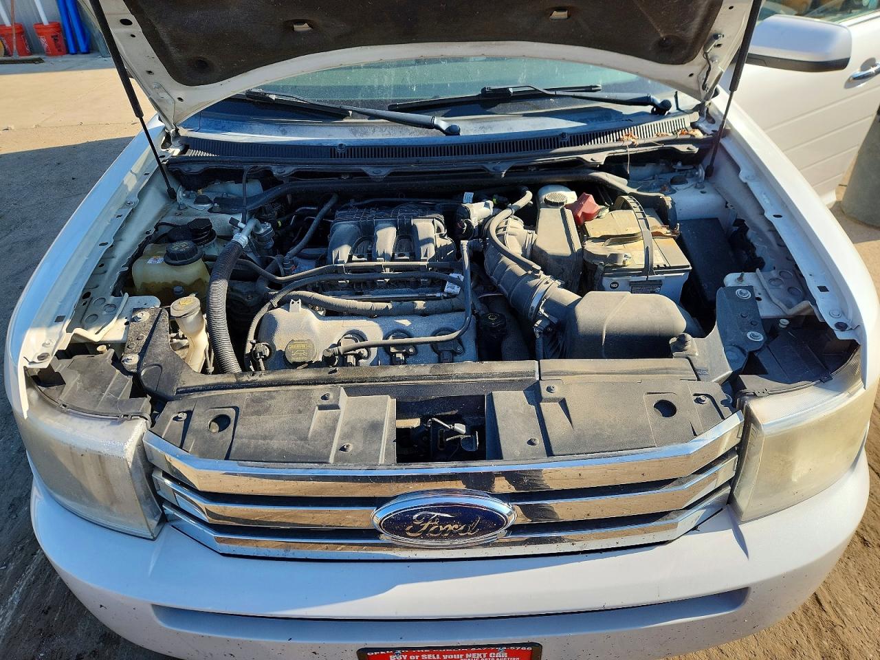 2010 Ford Flex Se Fwd White vin: 2FMHK6CC2ABB29732