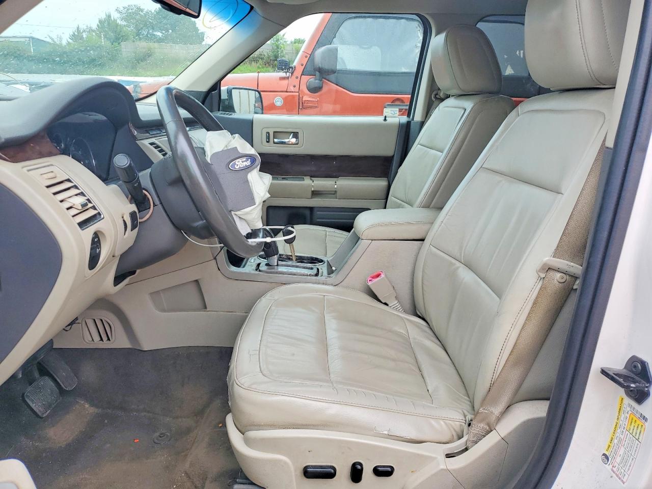 2010 Ford Flex Sel White vin: 2FMHK6CC2ABD01175