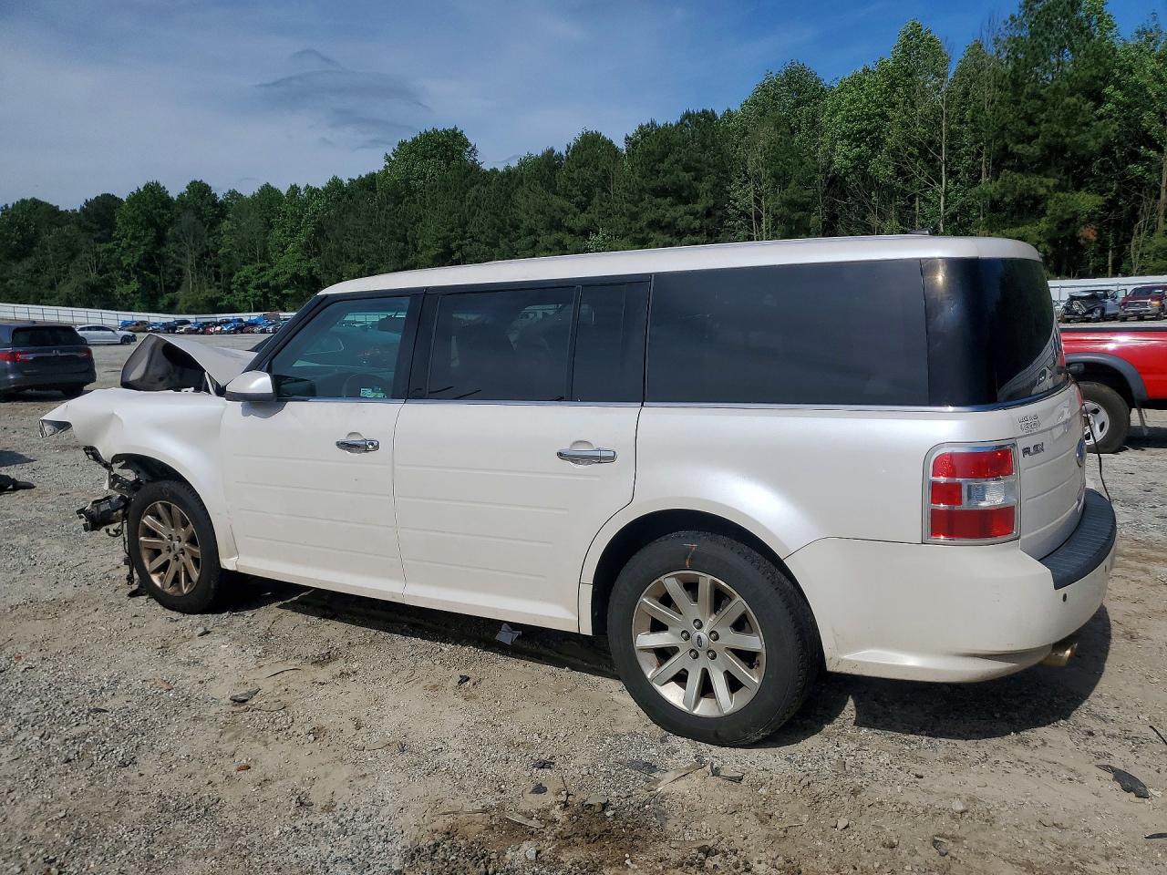 2010 Ford Flex Sel White vin: 2FMHK6CC2ABD01175