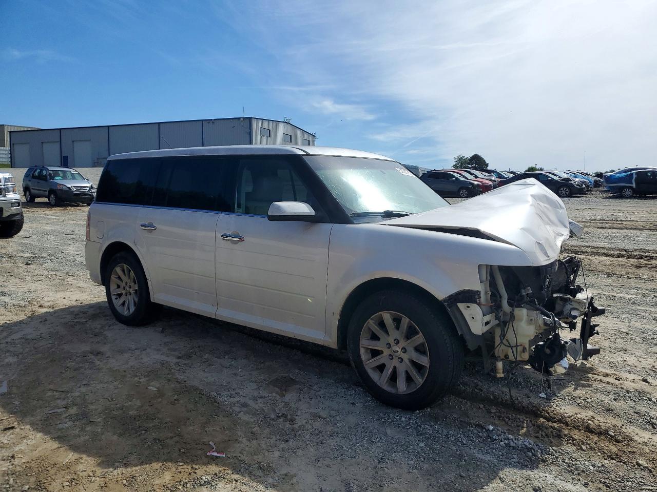 2010 Ford Flex Sel White vin: 2FMHK6CC2ABD01175