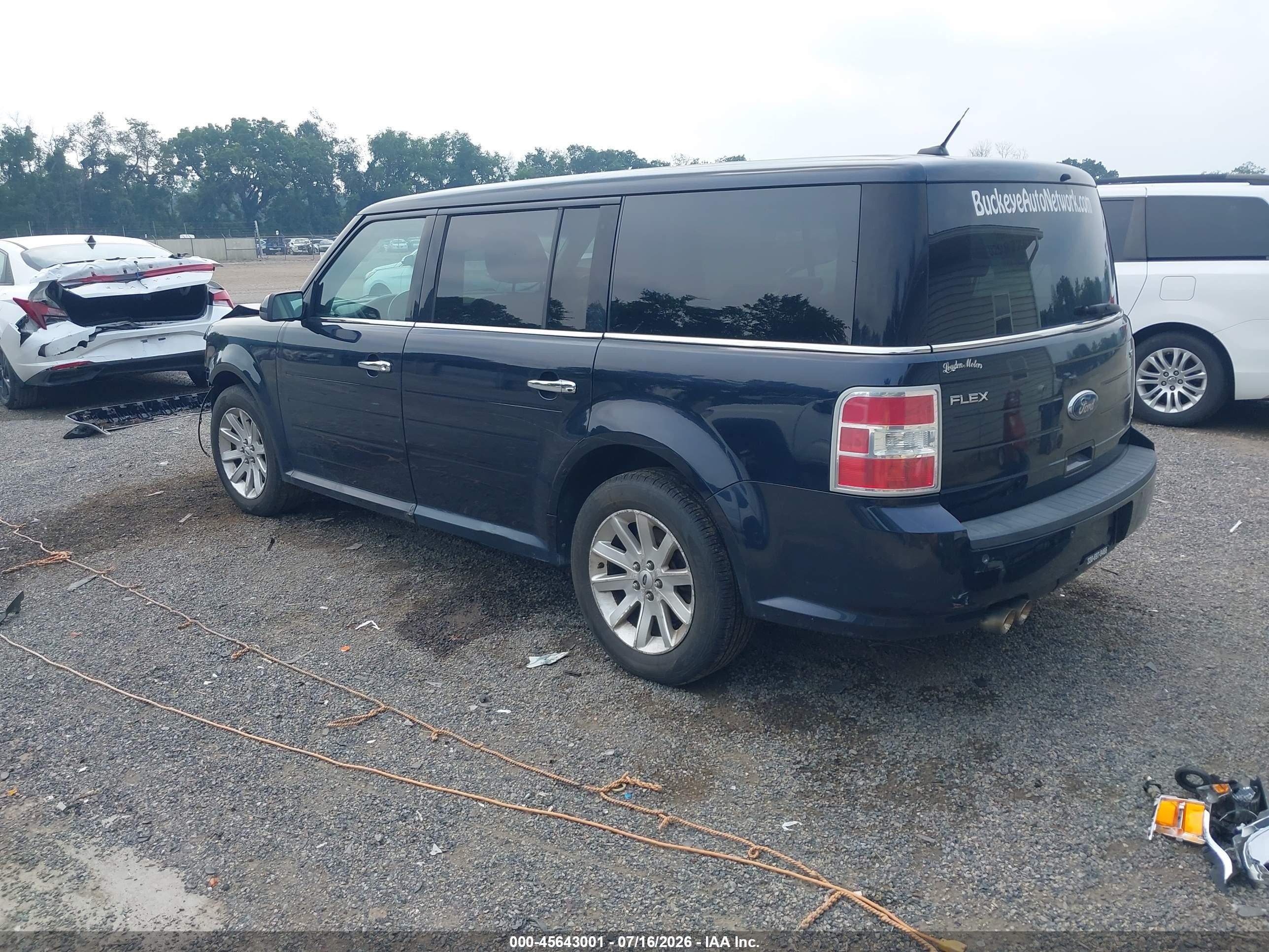 2010 Ford Flex Sel Black vin: 2FMHK6CC3ABA74062