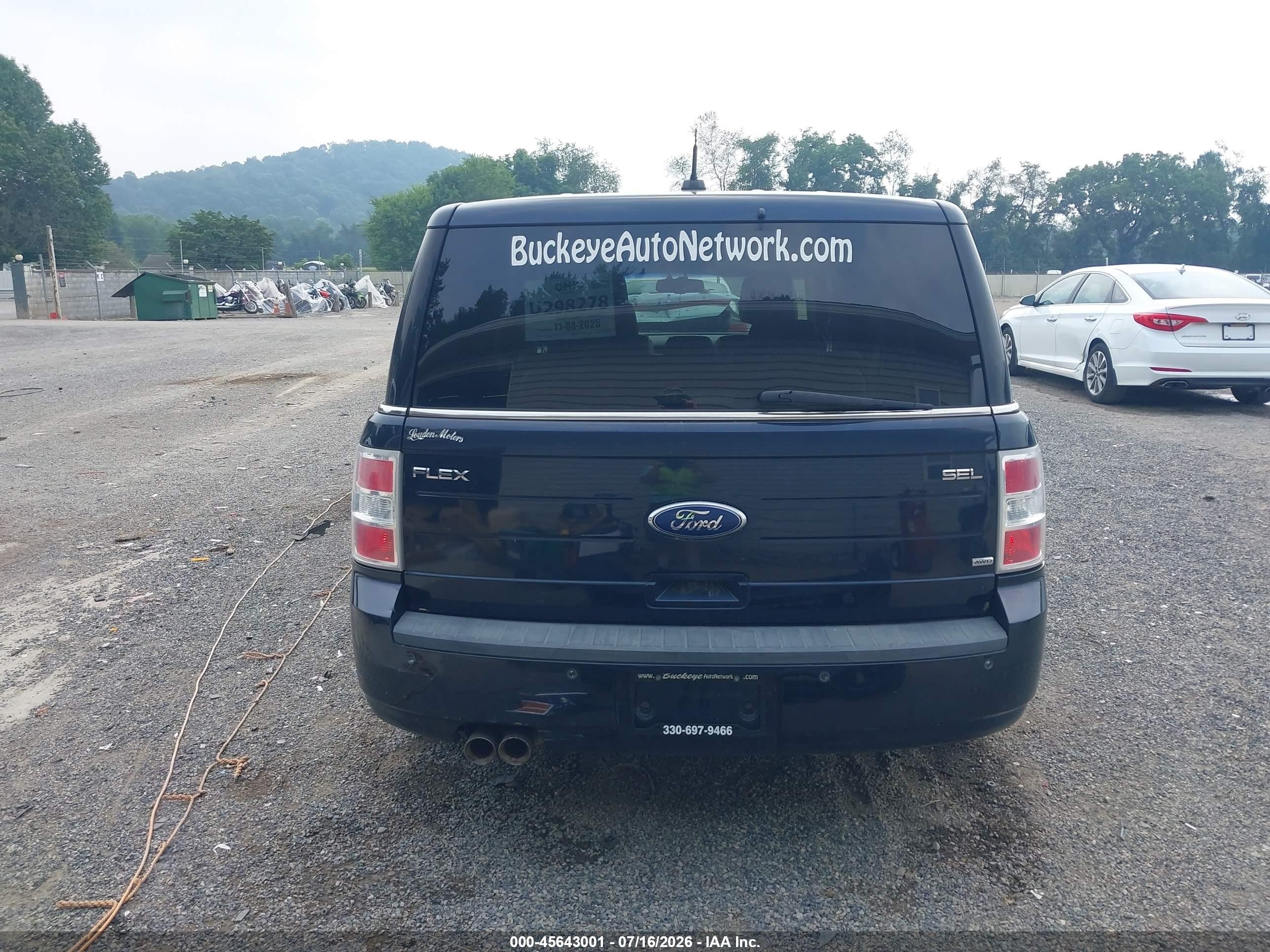 2010 Ford Flex Sel Black vin: 2FMHK6CC3ABA74062