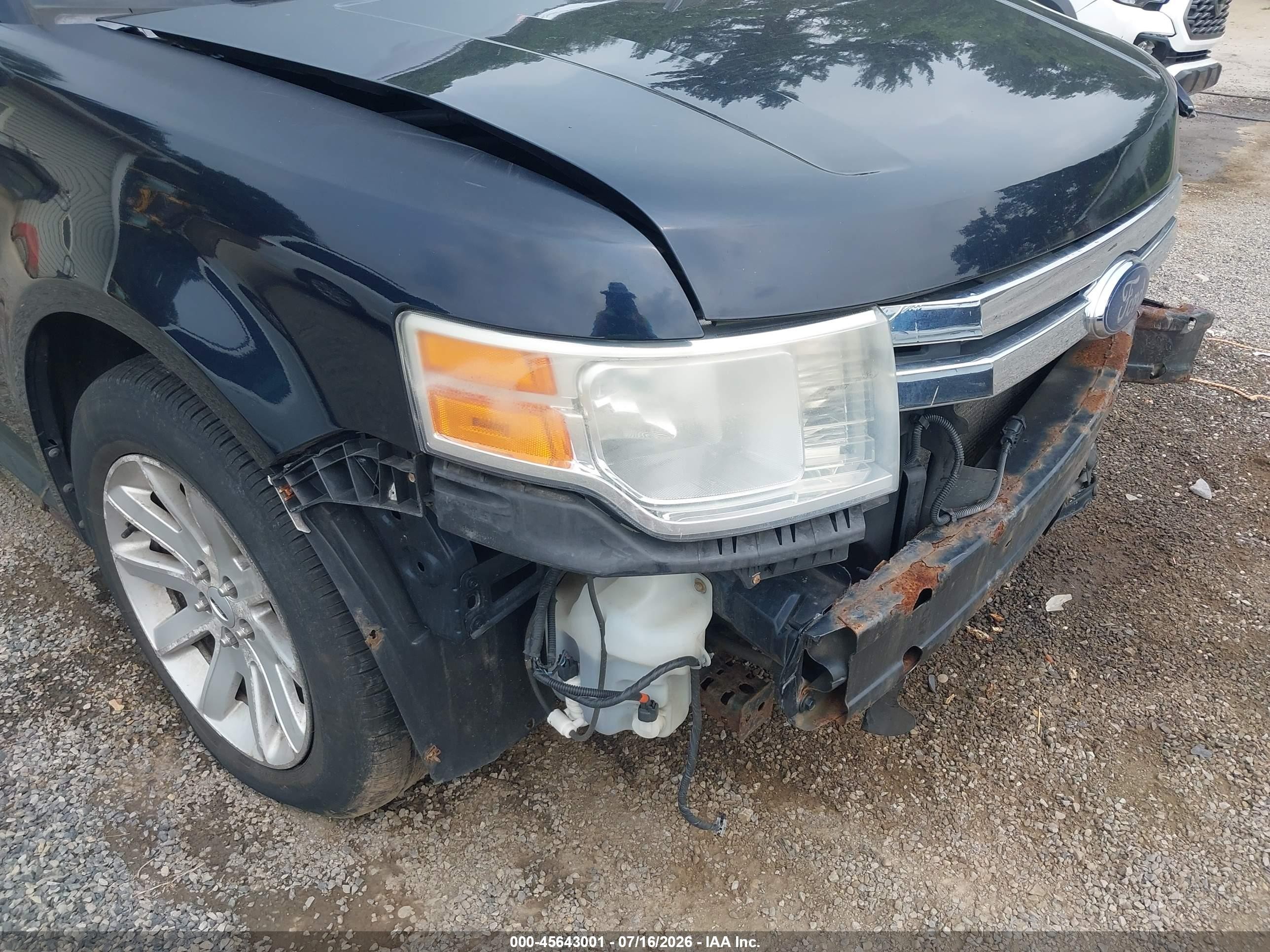 2010 Ford Flex Sel Black vin: 2FMHK6CC3ABA74062