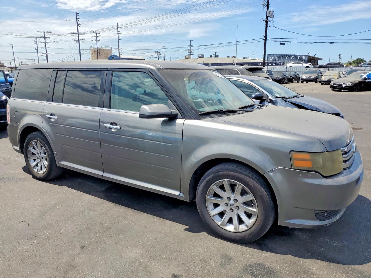 2010 Ford Flex Sel Серый vin: 2FMHK6CC3ABA81917