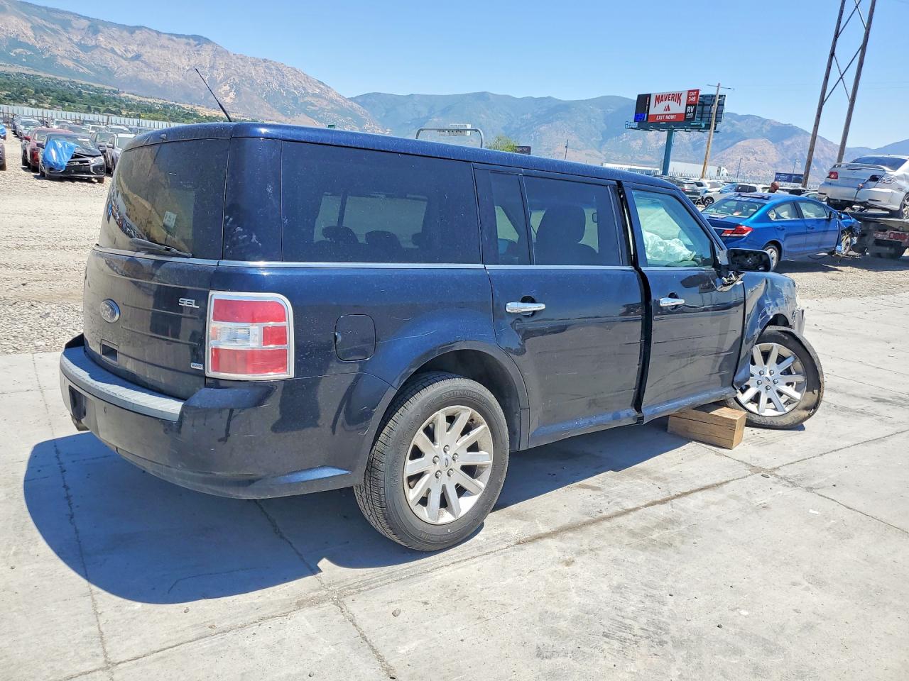 2010 Ford Flex Sel Black vin: 2FMHK6CC3ABD03467